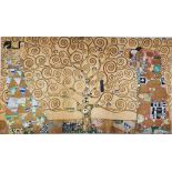 Gustav Klimt Limited Edition (6ft x 3.5ft) "Stoclet Frieze" Very Rare. Number 1 of 75 Published.