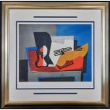 Pablo Picasso Rare Limited Edition "Still Life with Guitar, 1922" One of only 75 Published