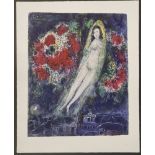Marc Chagall Rare Ltd Edition "Bride with Flowers"