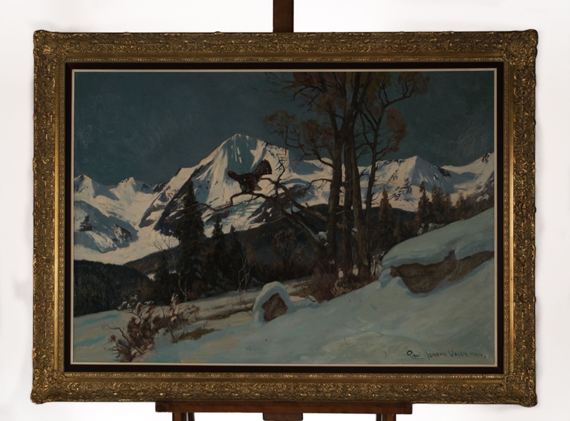 Walch, Paul Johann (Leutstetten am Starnbergersee 1881 - 1958 ebda., Schüler der KA München, Landsc - Bild 2 aus 6