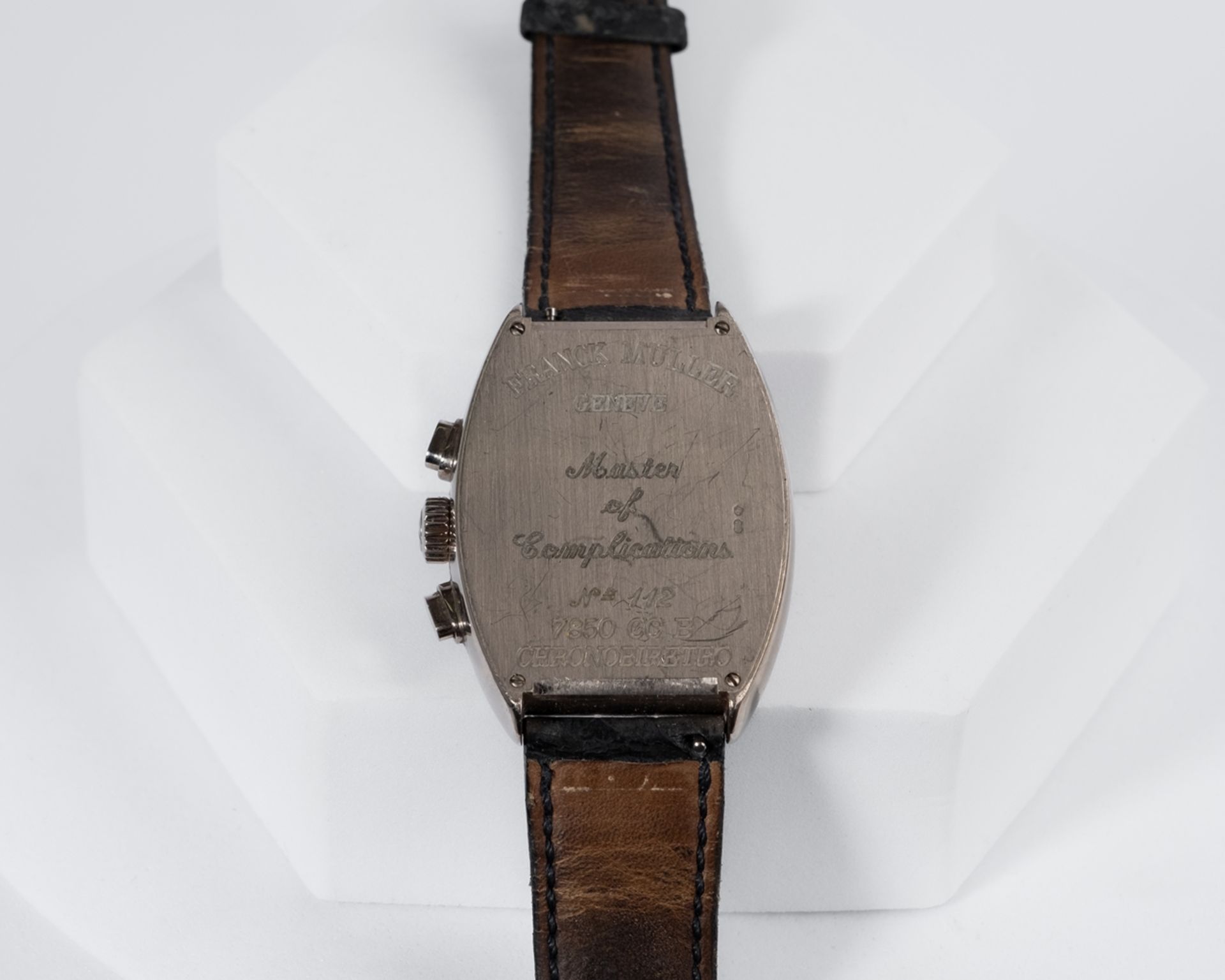 Franck Muller Cintrée Curvex Biretro Chronograph / Master of Complications, Ref. 7850 CC B, Gehäuse - Bild 3 aus 3