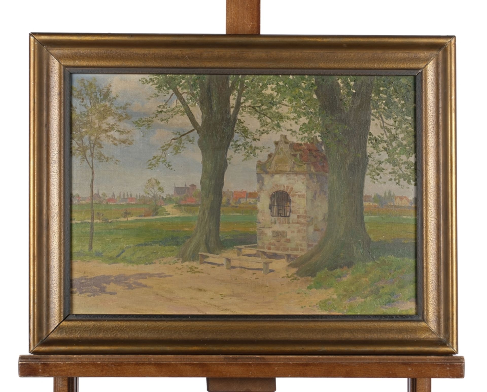 Wenzel, Karl (1889 Ibbenbüren - 1947 Kevelaer, deutscher Kirchen- und Interieurmaler, Musiker und S - Bild 2 aus 4