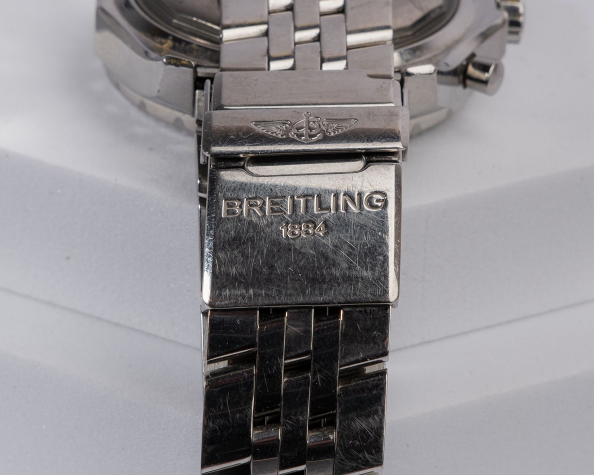 Breitling for Bentley Chronograph, Ref. A25362, Gehäuse und Gliederarmband mit Faltschließe in Stah - Bild 3 aus 3