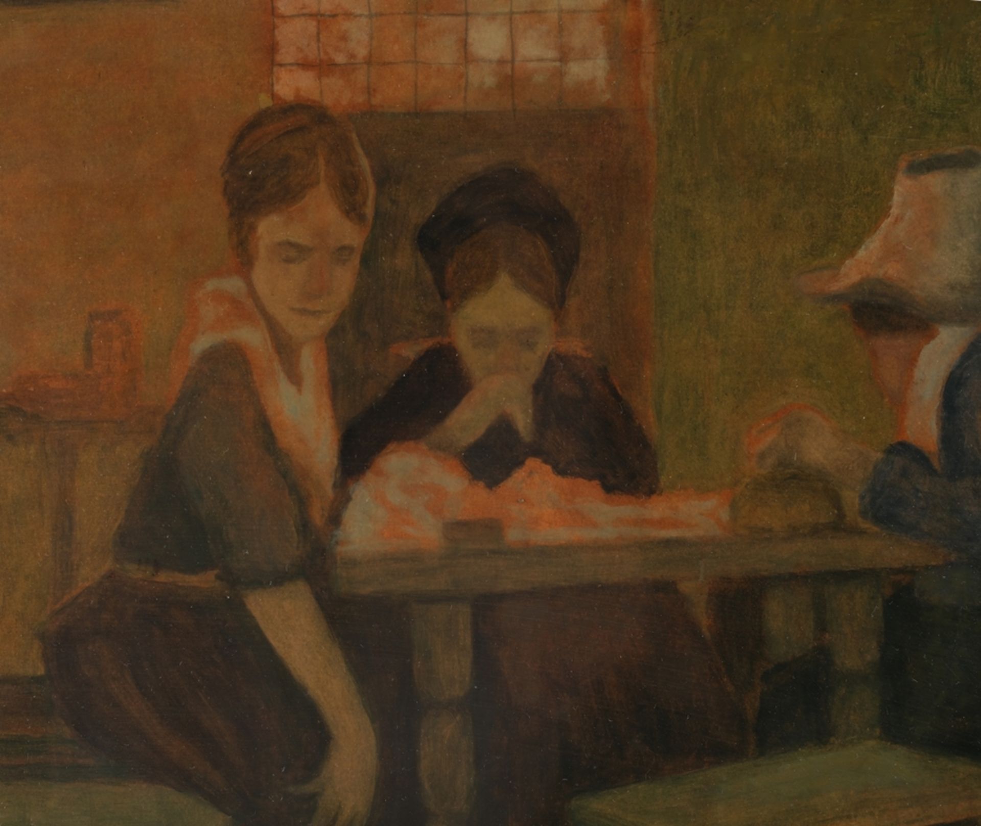 Schreuer, Wilhelm (Wesel 1866 - 1933 Düsseldorf, bekannt für seine teils historischen Gesellschafts - Bild 4 aus 5