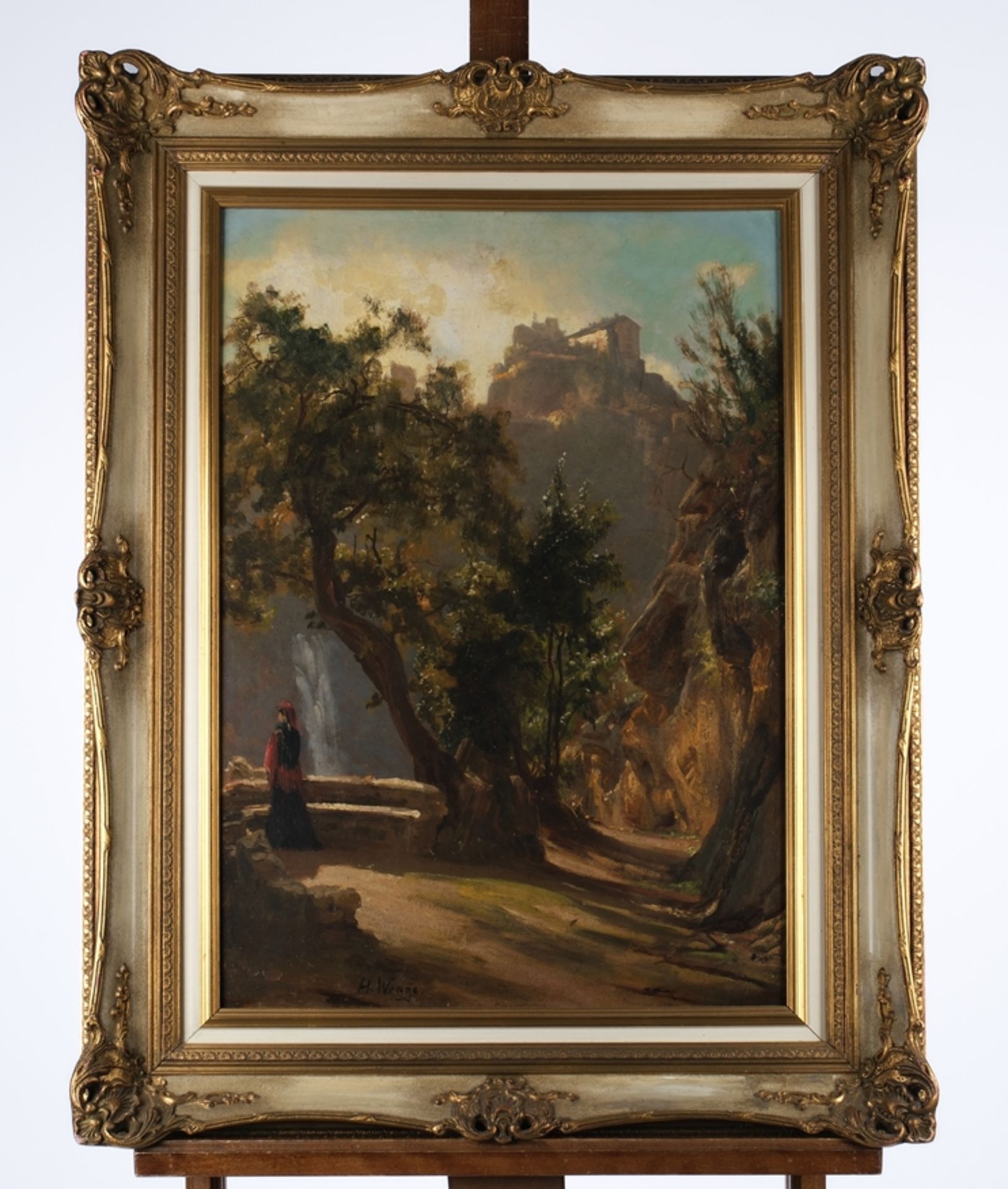 Wrage, Joachim Hinrich (1843 Hitzhusen -1912 Gremsmühlen, deutscher Landschaftsmaler und Grafiker,  - Bild 2 aus 5