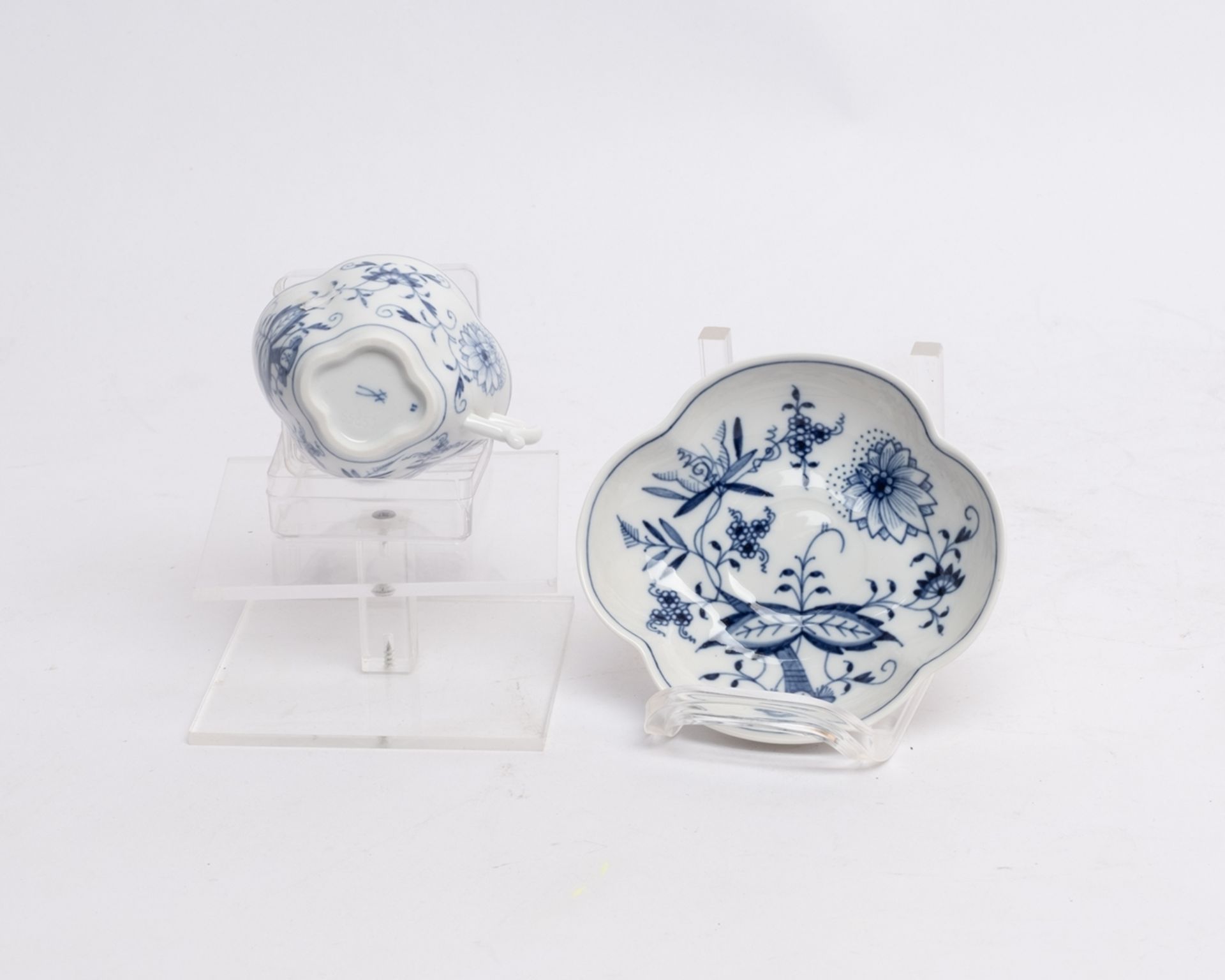 Konvolut 6 Mokkatassen mit Untertassen, Meissen, Schwertermarke, 19./20. Jh., 1./2. Wahl, verschied - Bild 10 aus 13