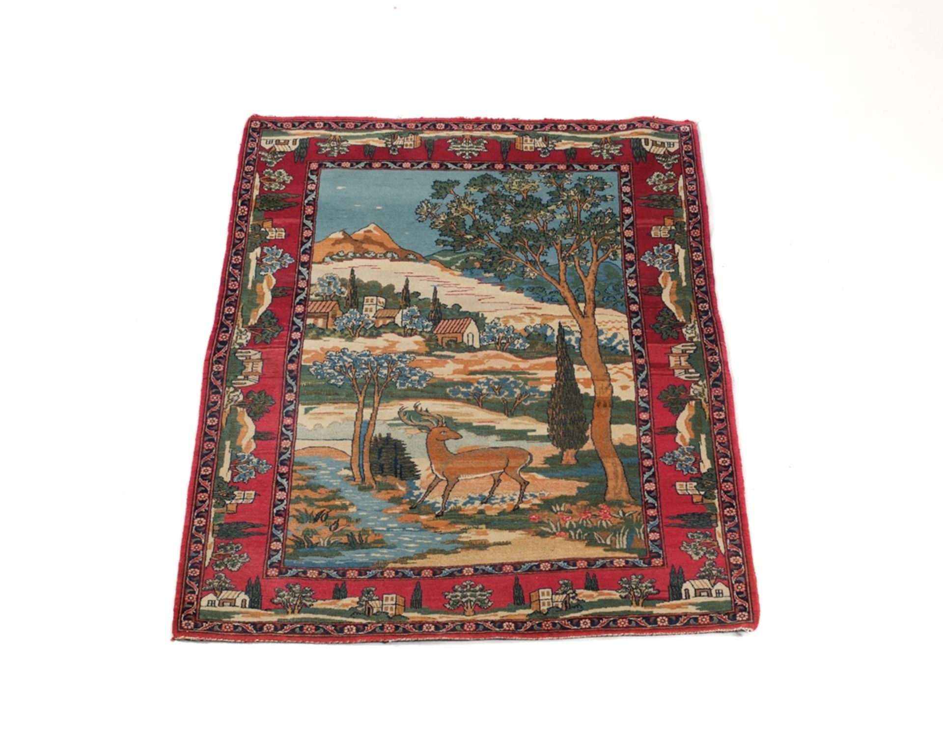 Bilder-Brücke, wohl Iran, ca. 1.50 x 1.05 m