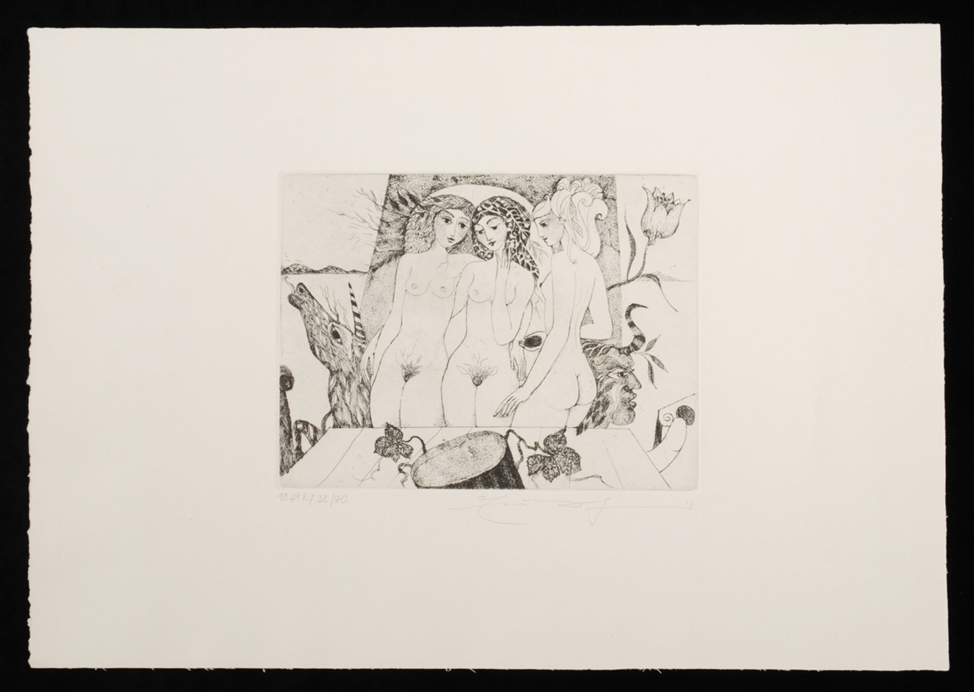 Weidenhaus, Elfriede (1931 Berlin - 2023, freischaffende Grafikerin, Malerin und Illustratorin, Kün - Bild 6 aus 13