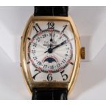Franck Muller Conquistador Master Calendar, Ref. 8650 MC L, Gehäuse und org. Dornschließe in 18kt G
