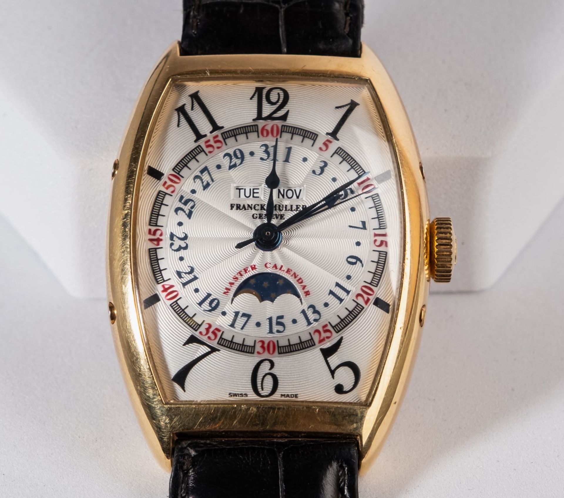 Franck Muller Conquistador Master Calendar, Ref. 8650 MC L, Gehäuse und org. Dornschließe in 18kt G