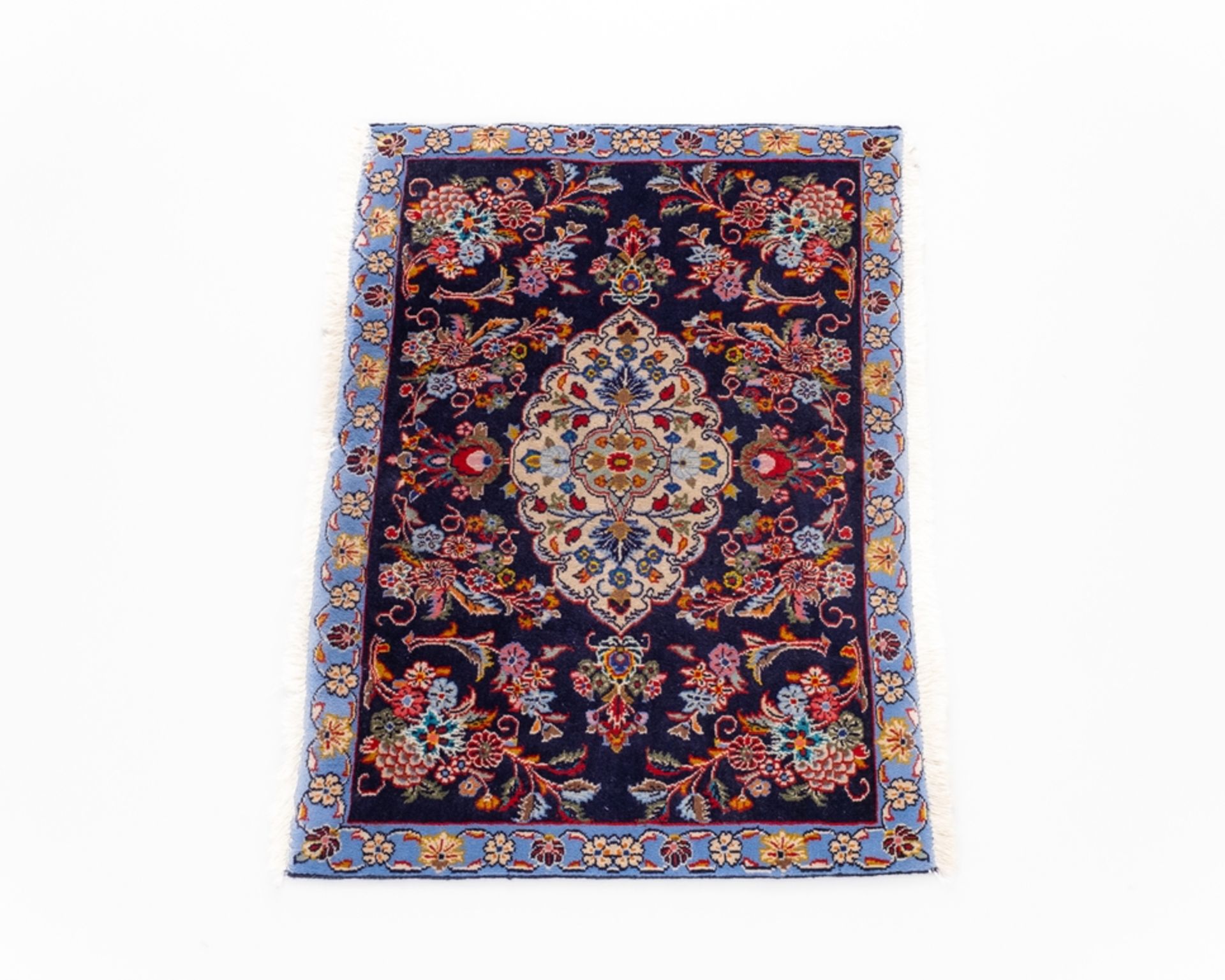 Kork-Sarough, Iran, sehr feine Knüpfung, Querformat, ca. 0.70 x 0.96 m