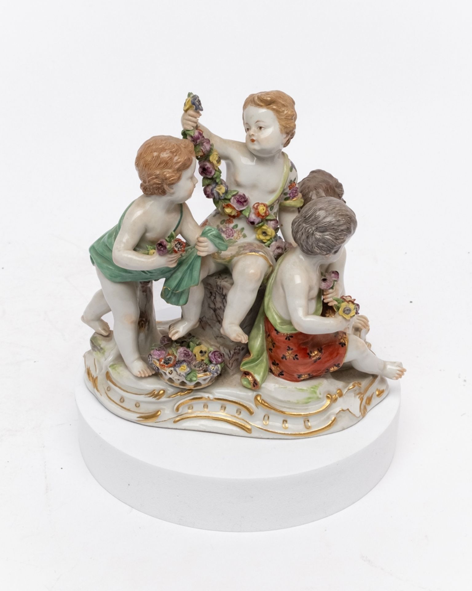 Porzellangruppe, "Allegorie - Der Frühling", Meissen, Schwertermarke, 1. Wahl, Modellnummer 2502, p