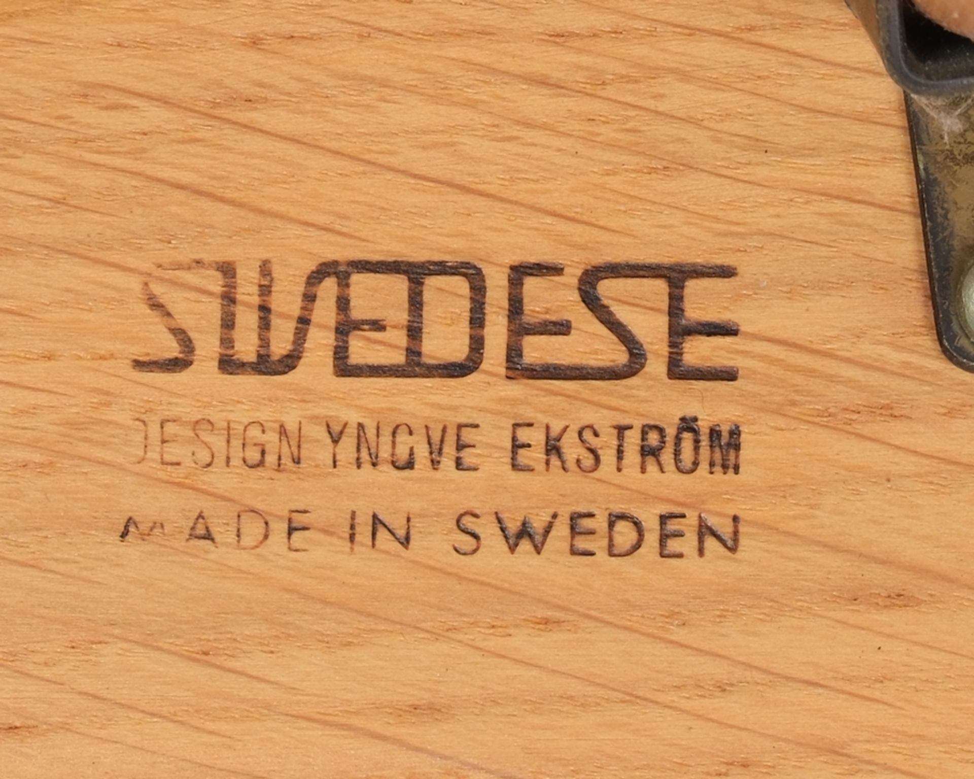 Paar Lounge-Sessel "Lamino" sowie ein dazugehöriges Fußteil, Schweden, Entwurf 1956 Yngve Eckström  - Bild 4 aus 4