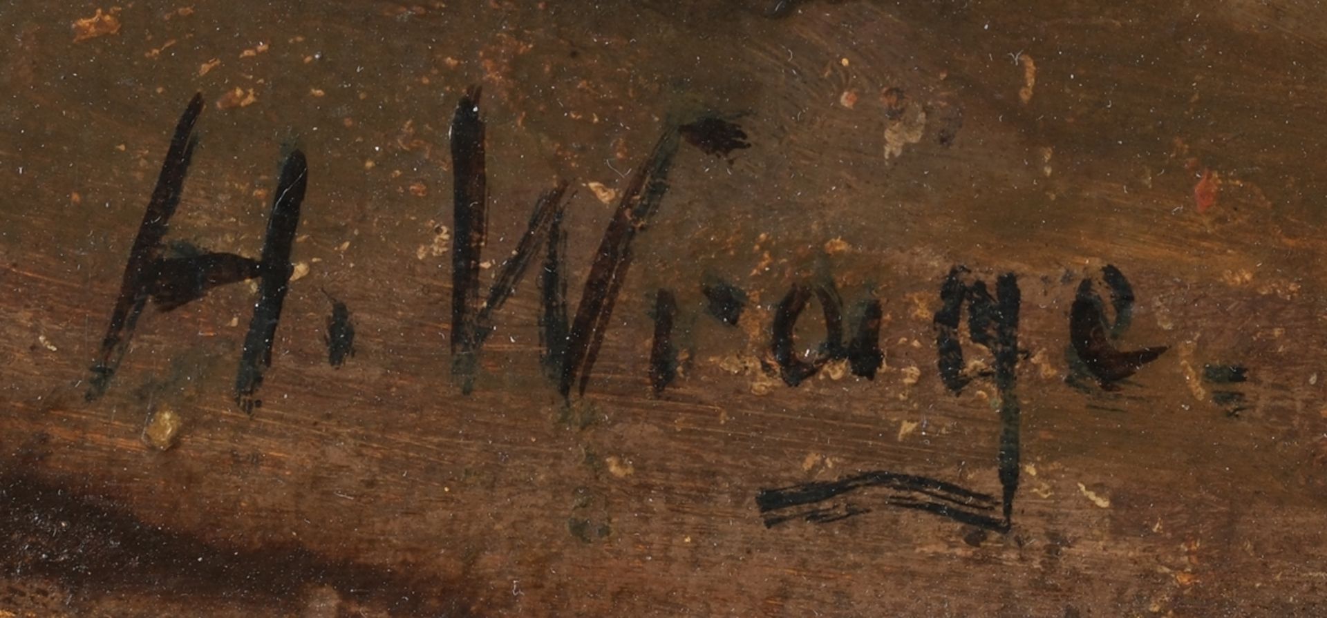 Wrage, Joachim Hinrich (1843 Hitzhusen -1912 Gremsmühlen, deutscher Landschaftsmaler und Grafiker,  - Bild 3 aus 5