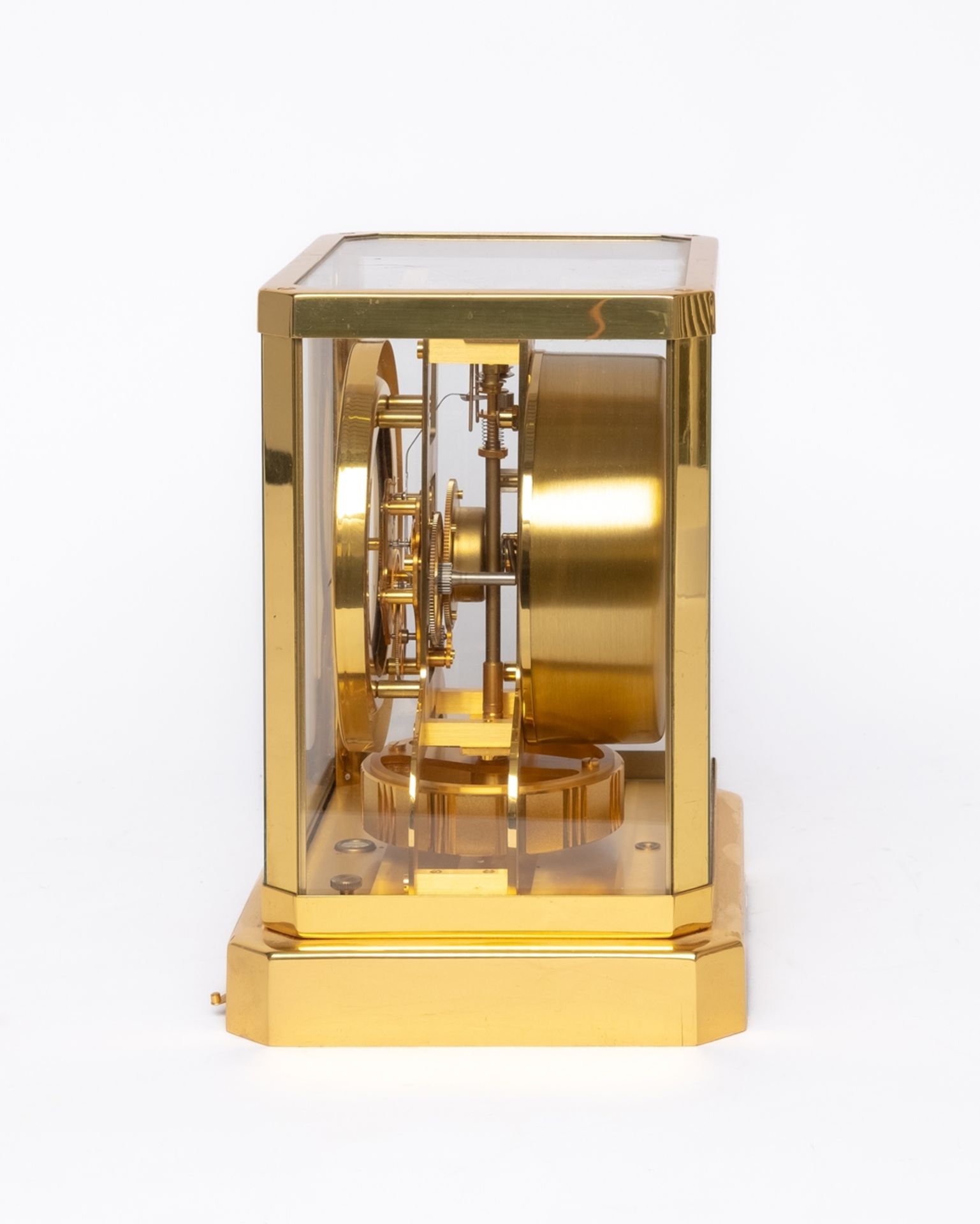 Tischuhr, "Atmos VIII", Jaeger LeCoultre, Schweiz, 1967-1984, Kaliber 528-8, nummeriert 558308, fün - Bild 6 aus 6