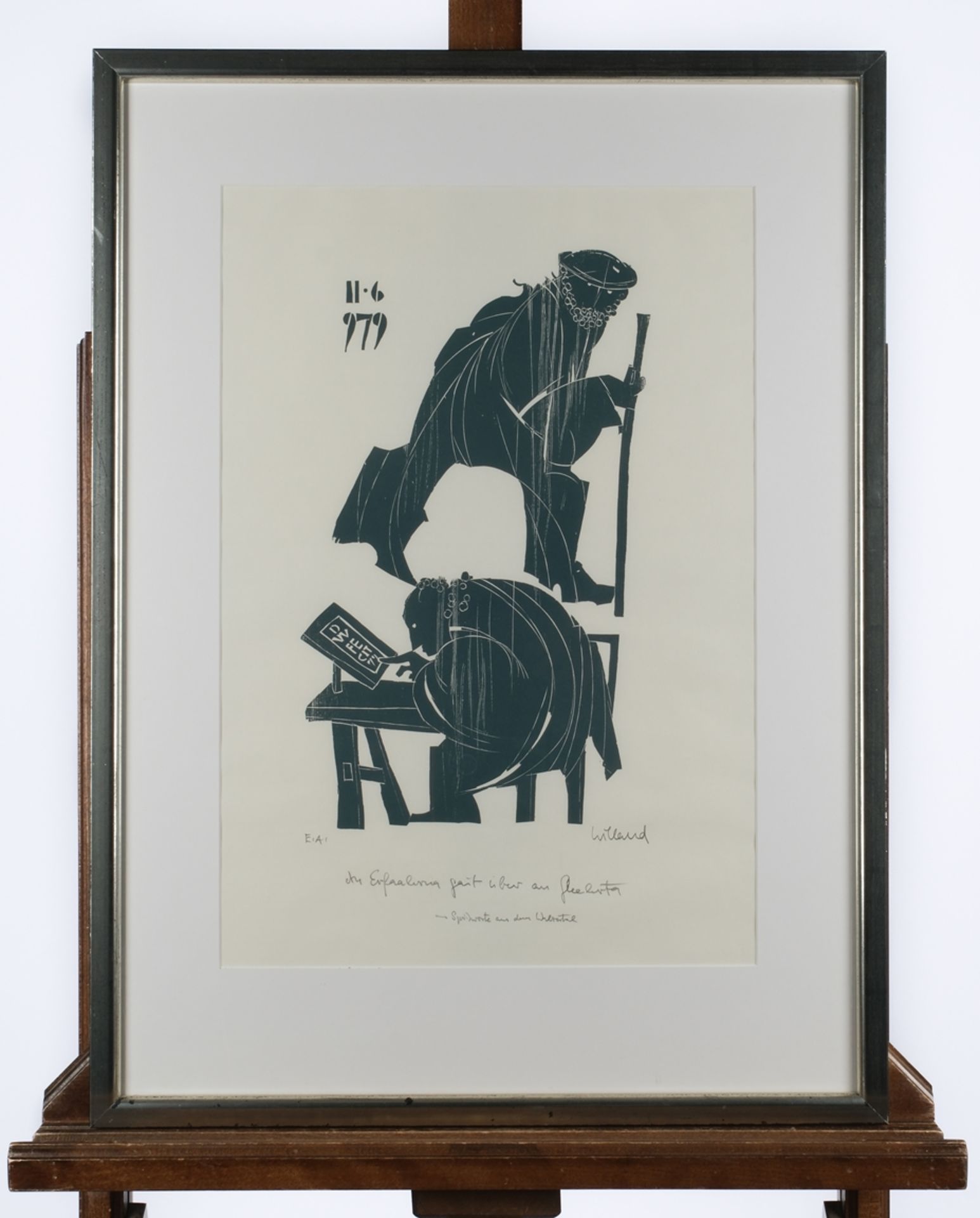 Willand, Detlef (1935 Heidenheim - 2022 Hirschegg, deutscher Holzschneider, Heimatforscher und Amat - Bild 2 aus 8