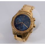 Glashütte Original Sport Senior Chronograph, um 2000, Ref. 10-66-?, Gehäuse und Gliederarmband mit 