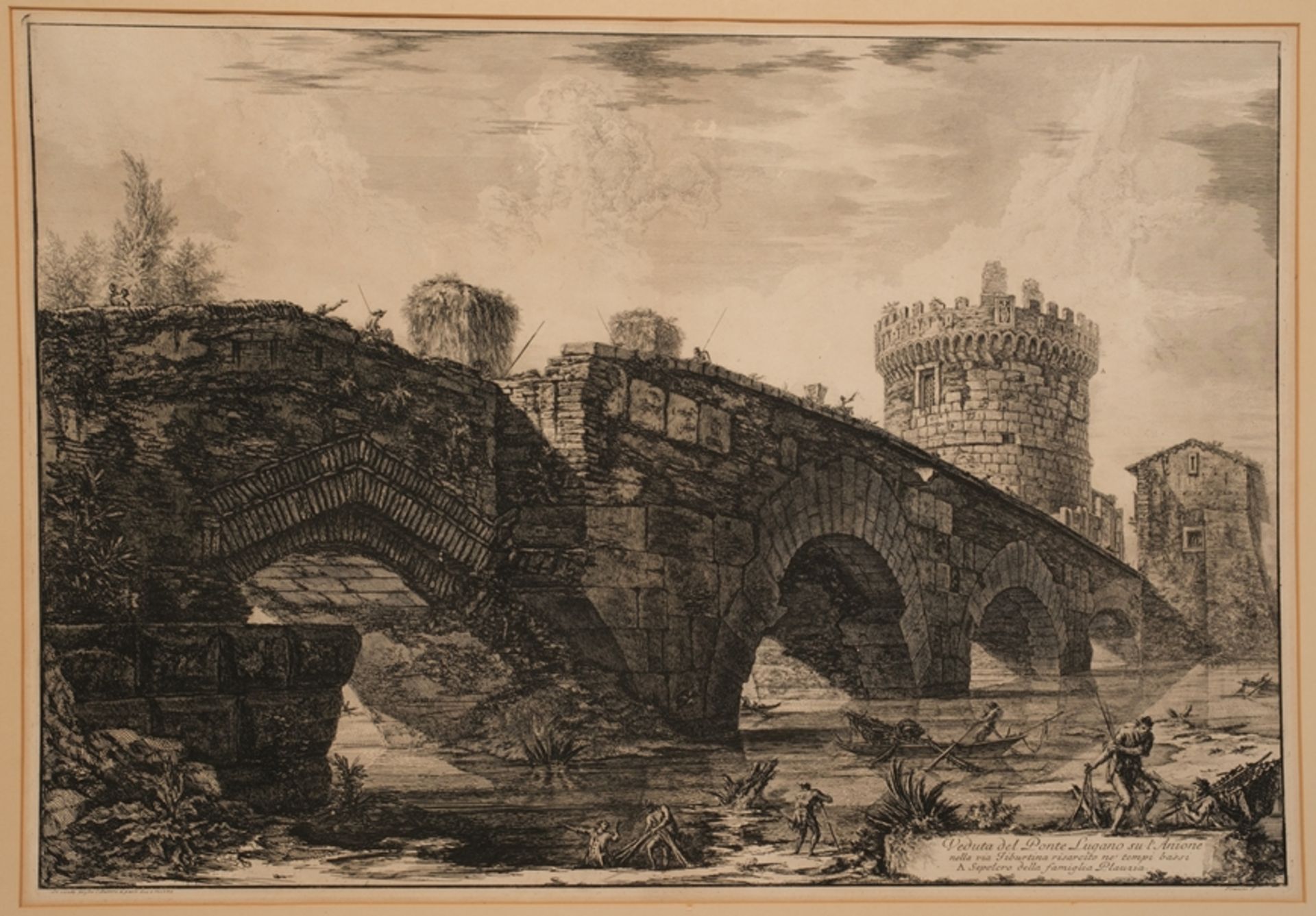 Piranesi, Giovanni-Battista (Rom 1720 - 1778 Rom, Kupferstecher und Radierer),