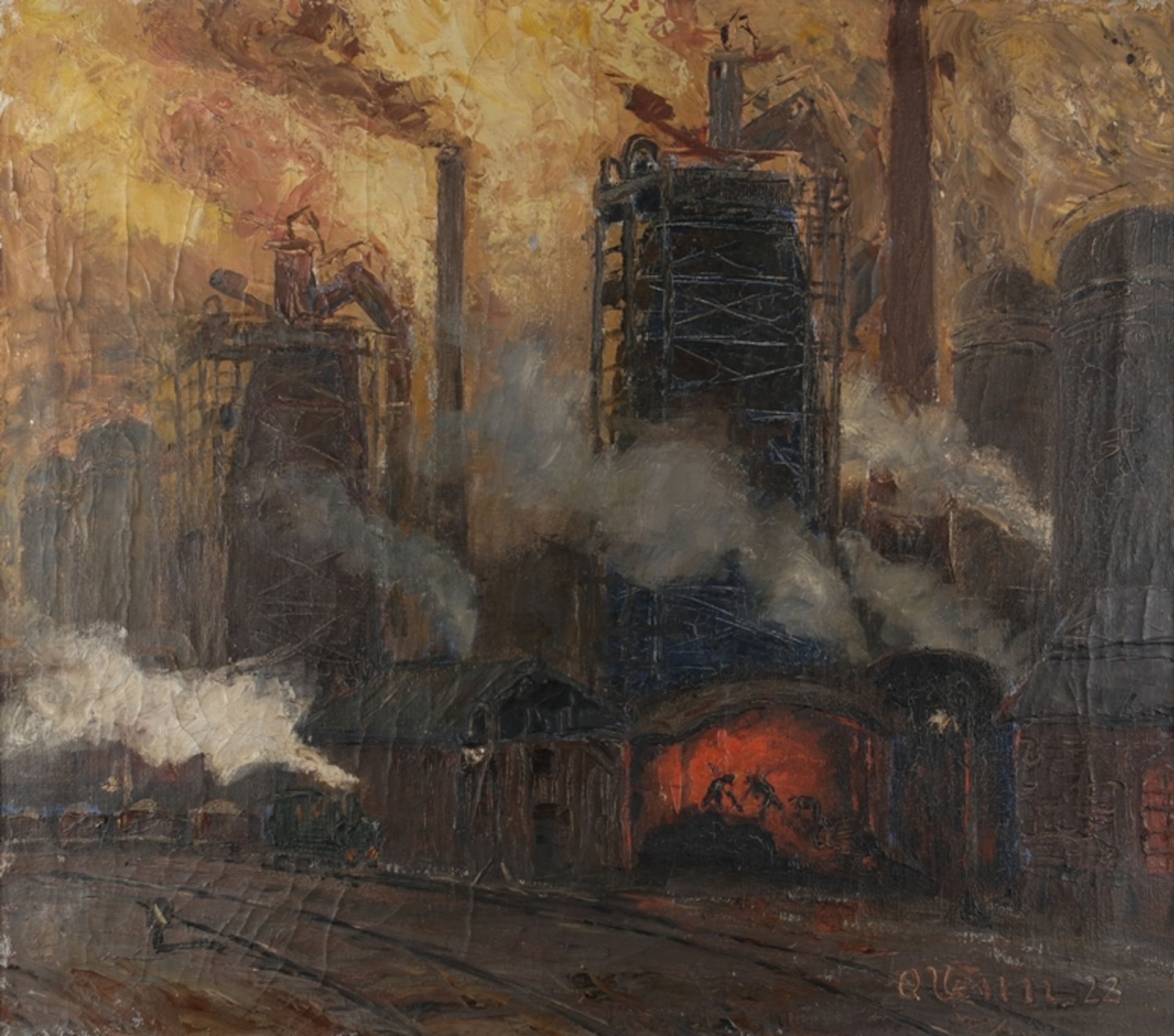 Deutscher Industriemaler des 20. Jahrhunderts,