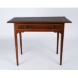 Konsoltisch im Stil des Regency, England, um 1930, Mahagoni u.a., rechteckige Platte auf vier konis