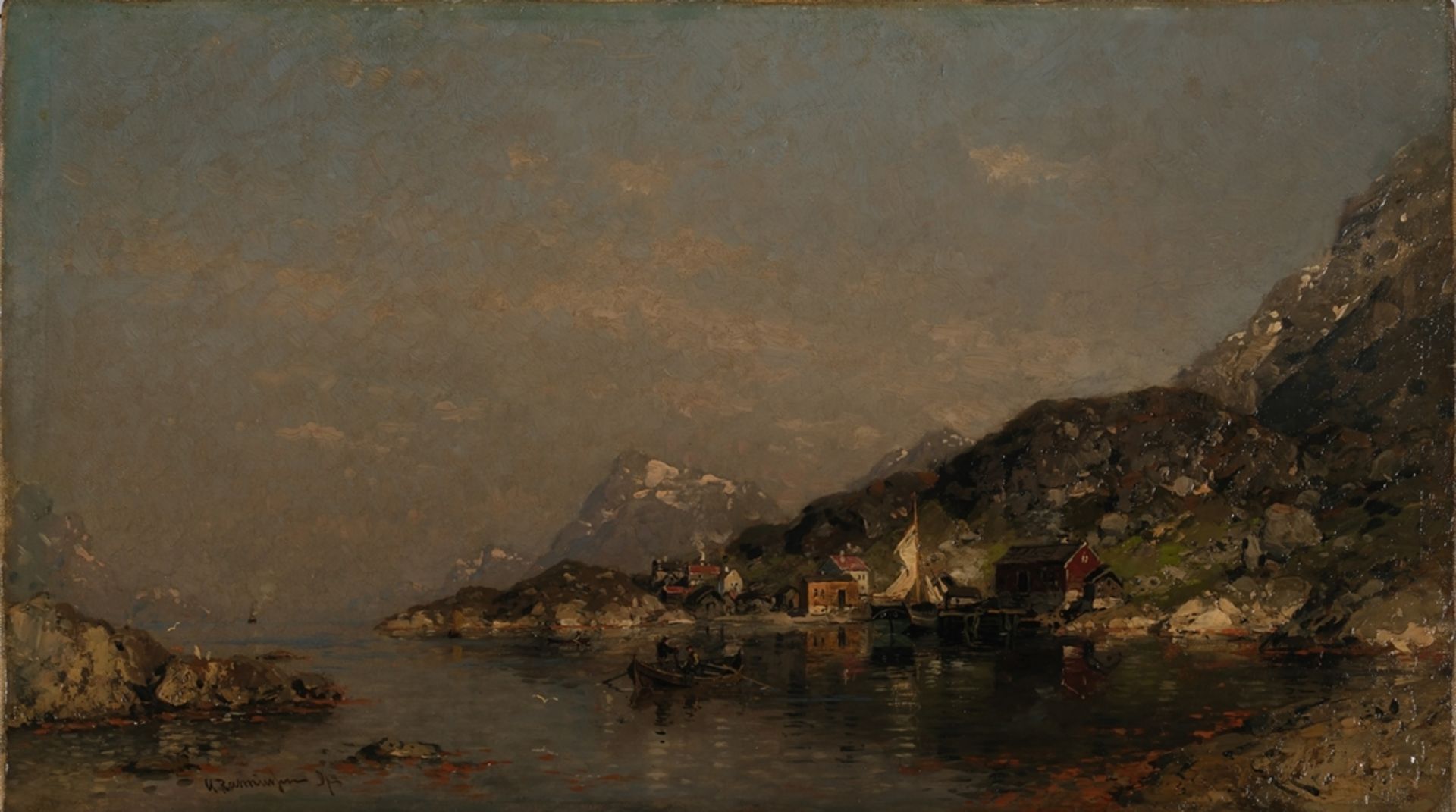 Rasmussen, Georg Anton (1842 Stavanger - 1914 Berlin, norwegischer Landschaftsmaler, Schüler der Dü