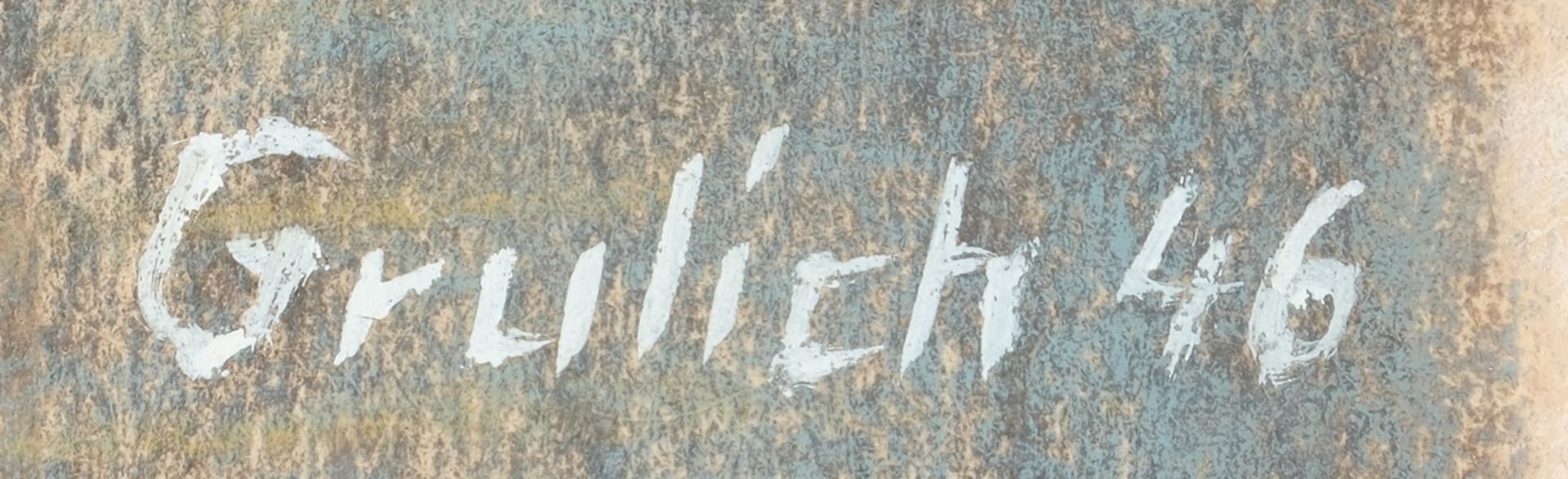 Grulich, Georg (1911 Zittau - 1993 Düsseldorf, ein deutscher Maler, Gast der Dresdener Kunstakademi - Bild 3 aus 4