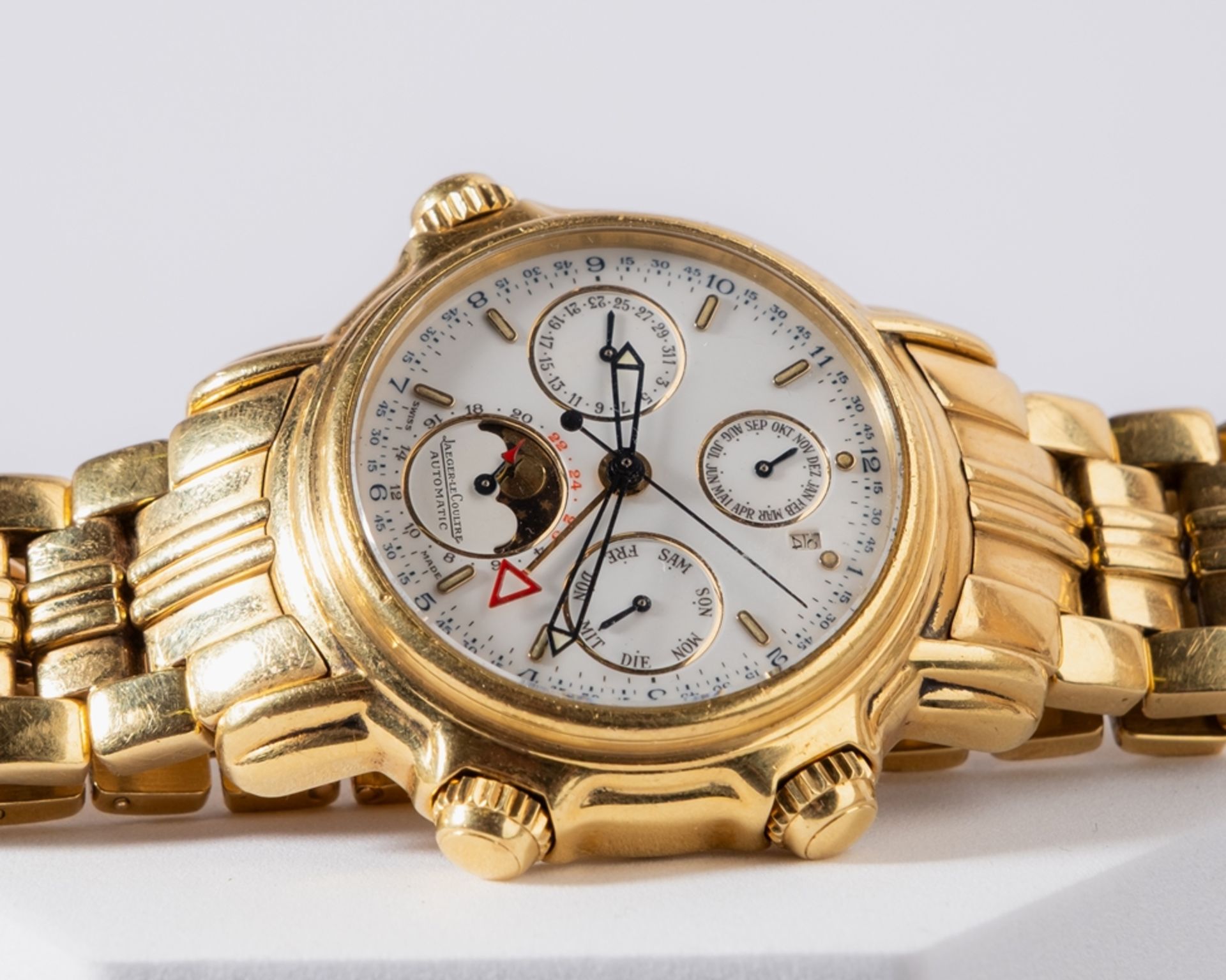 Jaeger LeCoultre Grand Réveil Calendrier Perpétual, Ref. 180.1.99, Gehäuse und org. Gliederarmband  - Bild 2 aus 2
