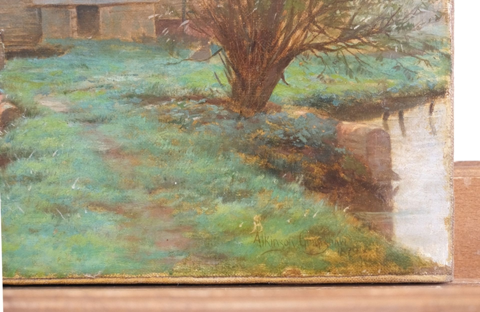 Grimshaw, John Atkinson (1836 Leeds - 1893 Leeds, englischer Maler, Autodidakt, Ausstellung einiger - Bild 3 aus 5