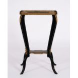 Beistelltisch / Gueridon, Napoleon III, Frankreich, Mitte 19. Jh., rechteckige Platte mit gerundete