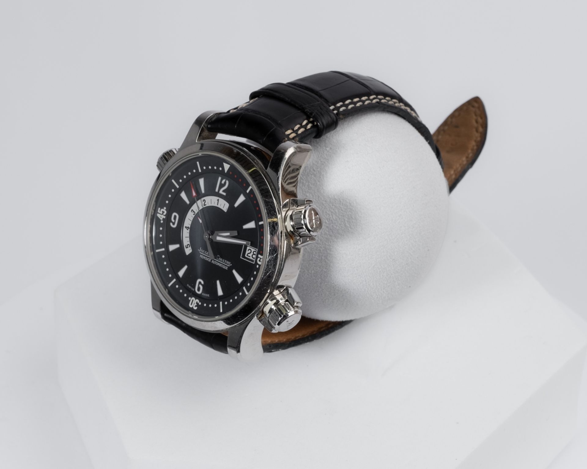 Jaeger LeCoultre Memovox Master Compressor, Ref. 146.6.97, No. 151 / 250, Gehäuse in 950 Platin mit