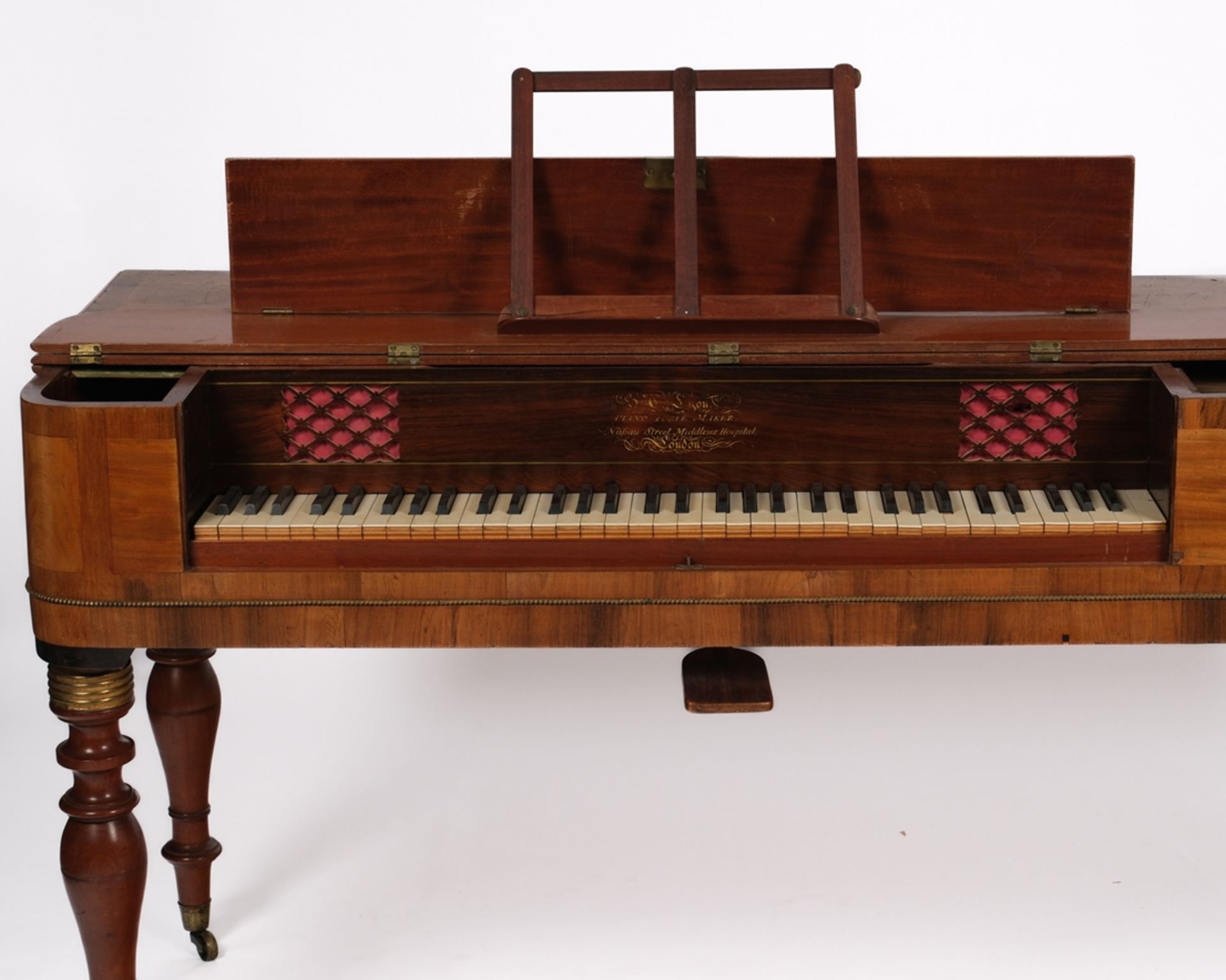 Hammerklavier aus dem Besitz von Ferdinand Ries (1784 - 1838, deutscher Komponist und Pianist, Schü - Bild 5 aus 14