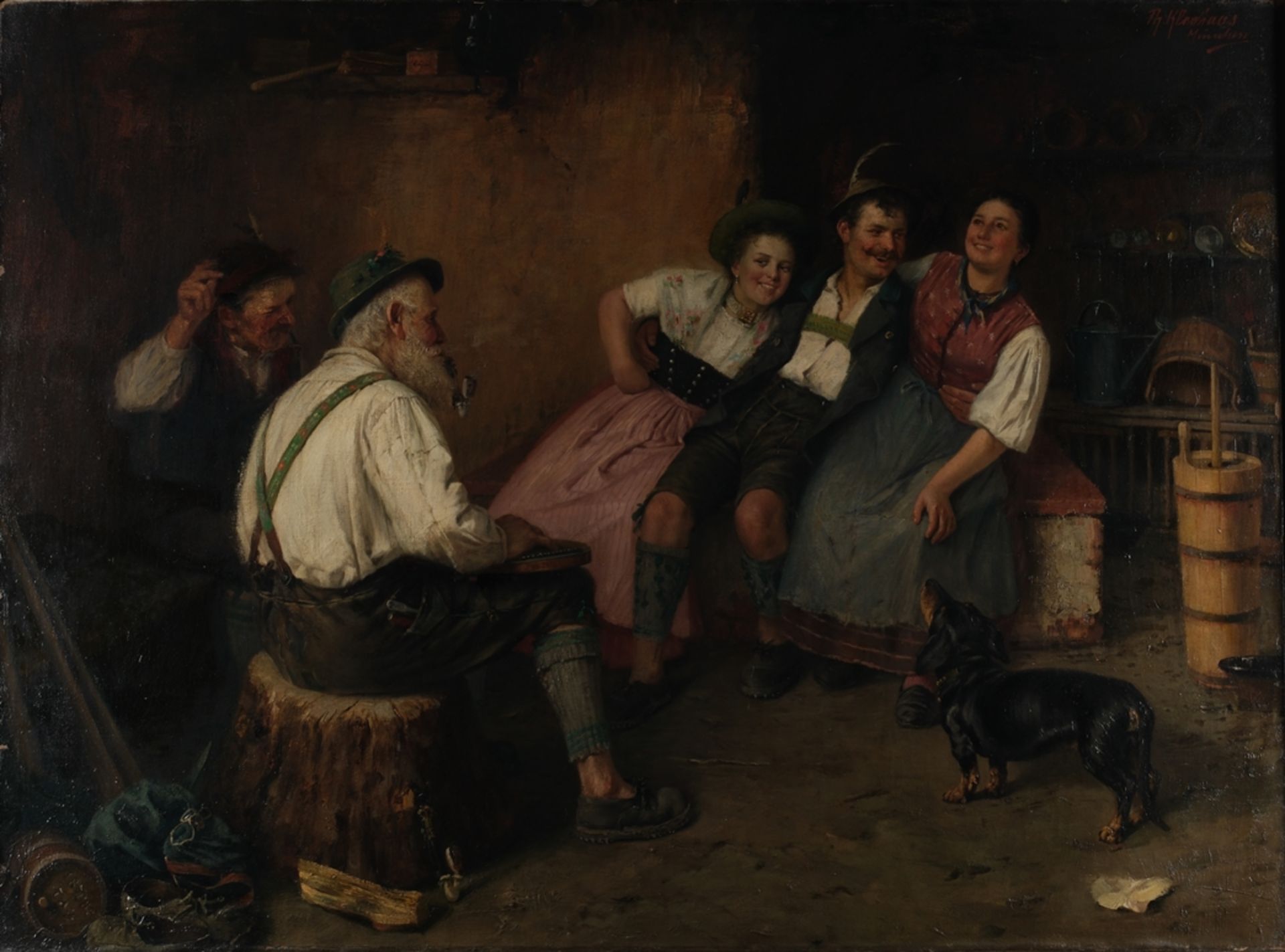 Kleehaas, Theodor (1854 Germersheim - 1929 München, erlernte sein künstlerisches Handwerk in New Yo