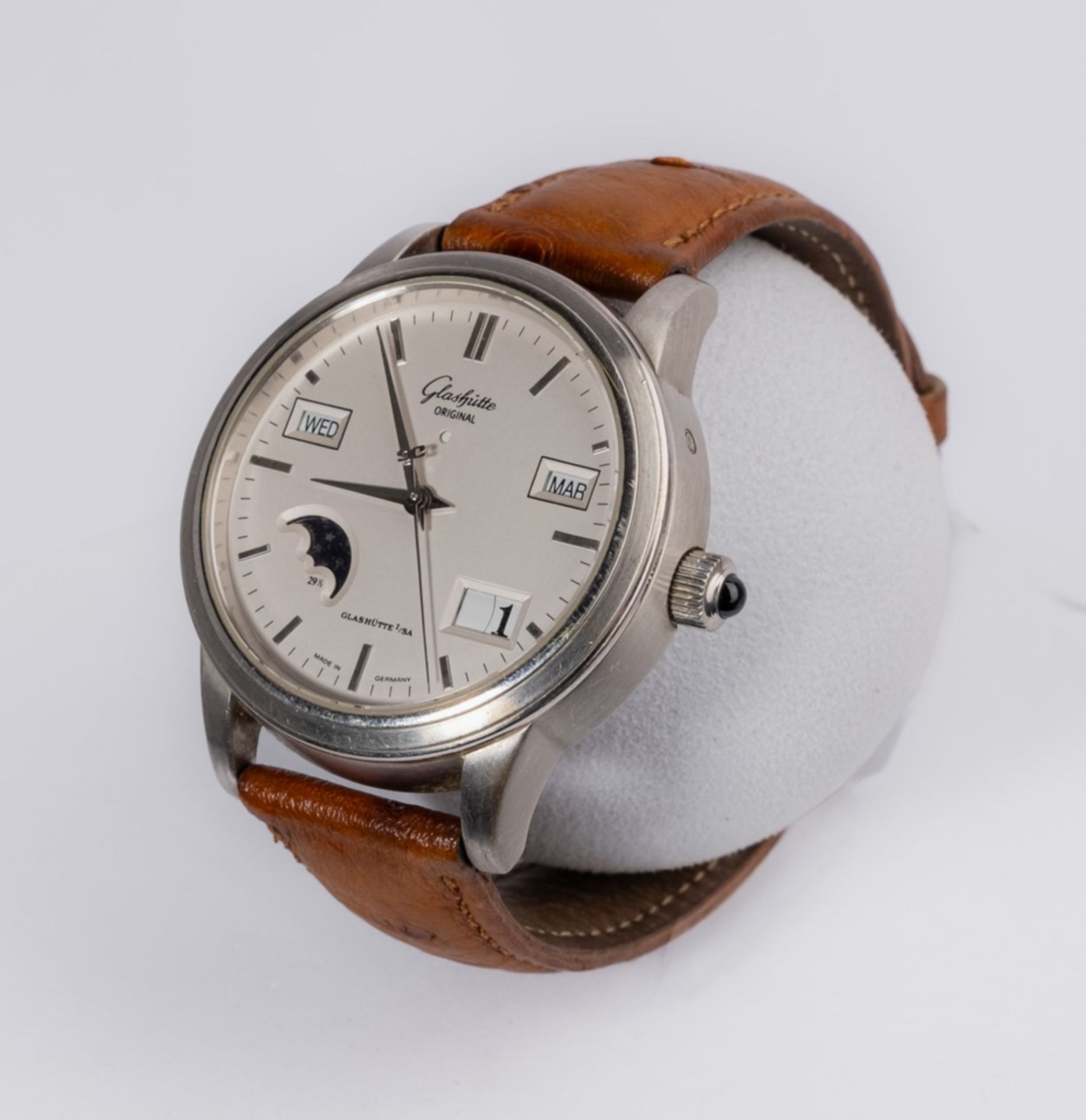 Glashütte Original Senator Ewiger Kalender, Ref. 39-50-04-03-04, limitierte Edition No. 29/50, rund