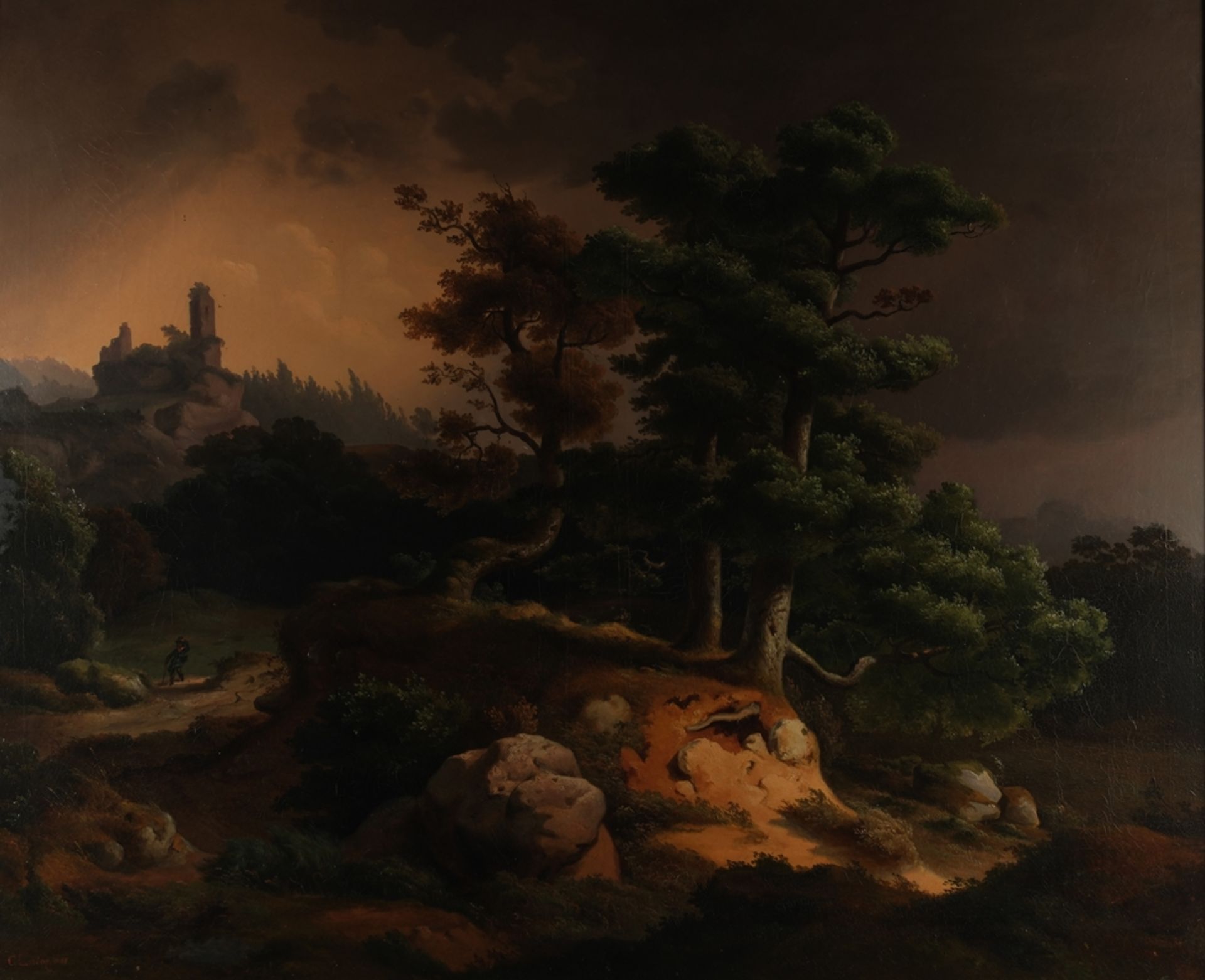 Landschaftsmaler der Romantik (Mitte 19. Jh.),