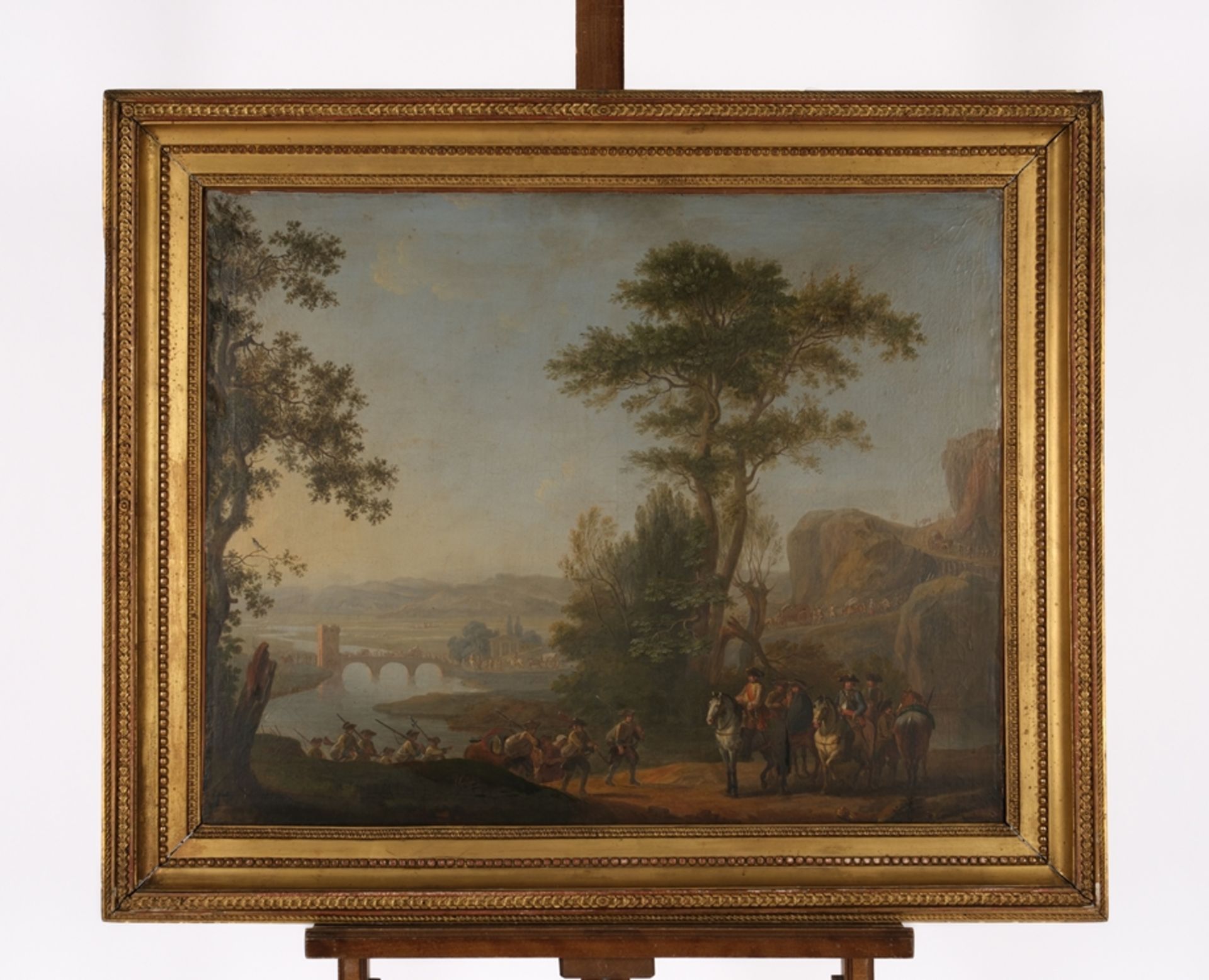 Pegna, Hyacinth de la (1706 Brüssel - 1772 Rom, flämischer Schlachten- und Vedutenmaler), - Bild 2 aus 7