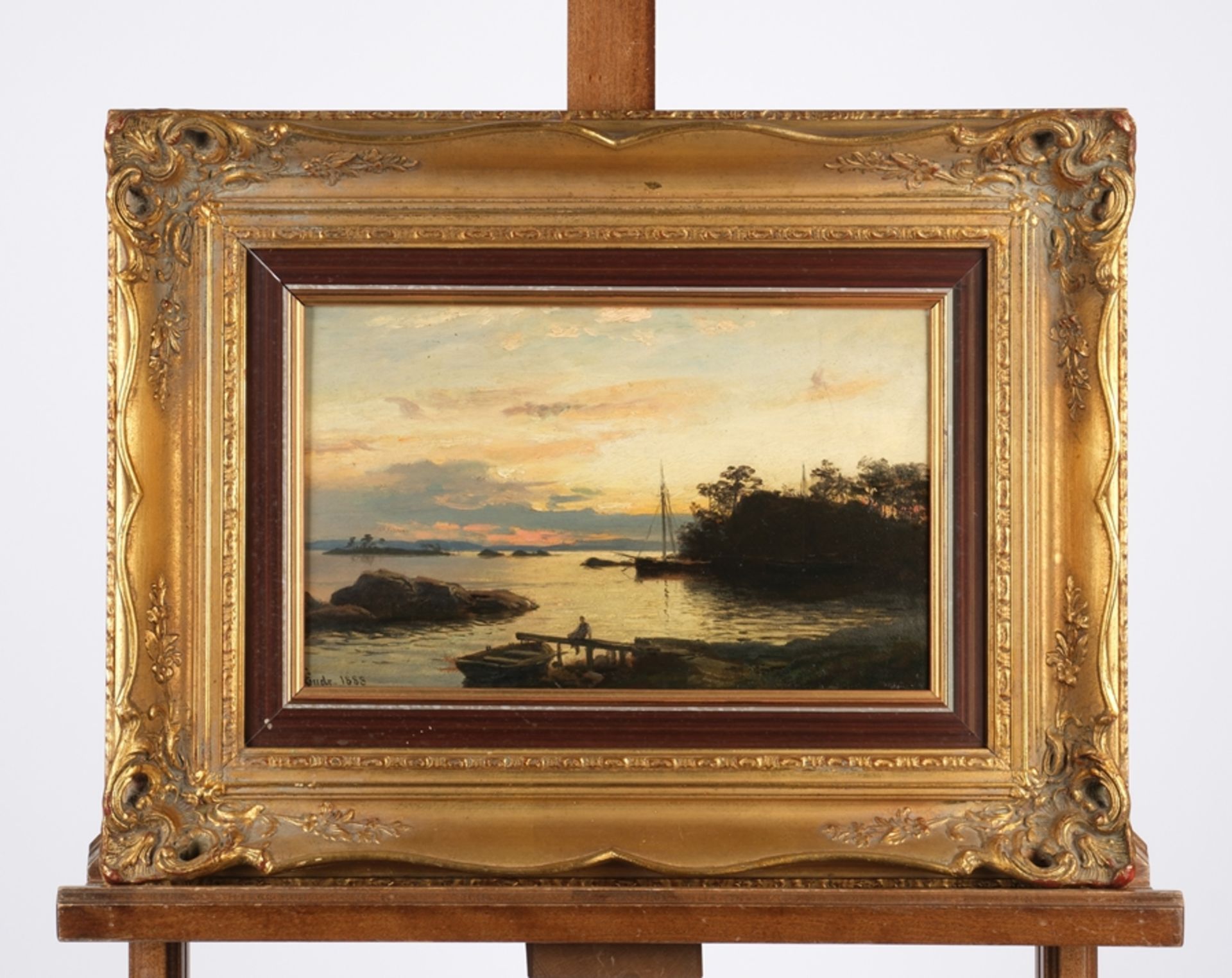 Gude, Hans Fredrik (1825 Christiana/Oslo - 1903 Berlin), - Bild 2 aus 8