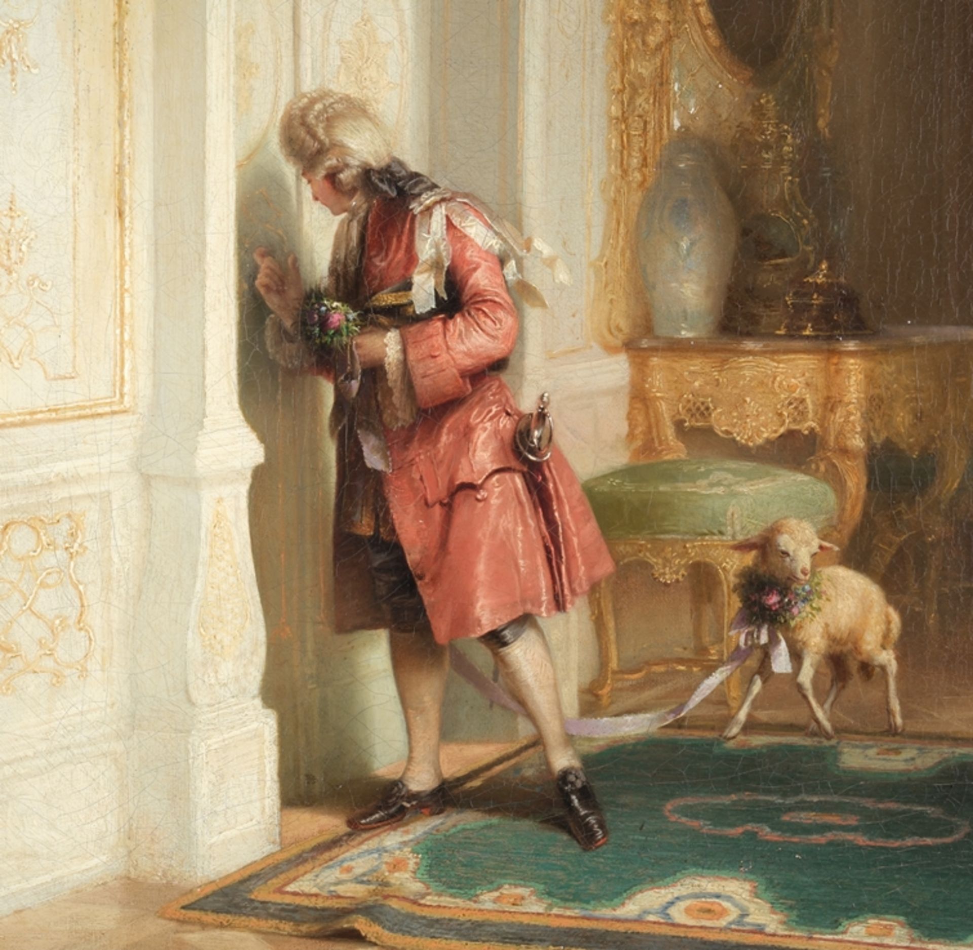 Körle, Pancrasz (München 1823 - 1875 München, Schüler der Malschule Joseph Bernhard, 1845-1848 in W - Bild 4 aus 5