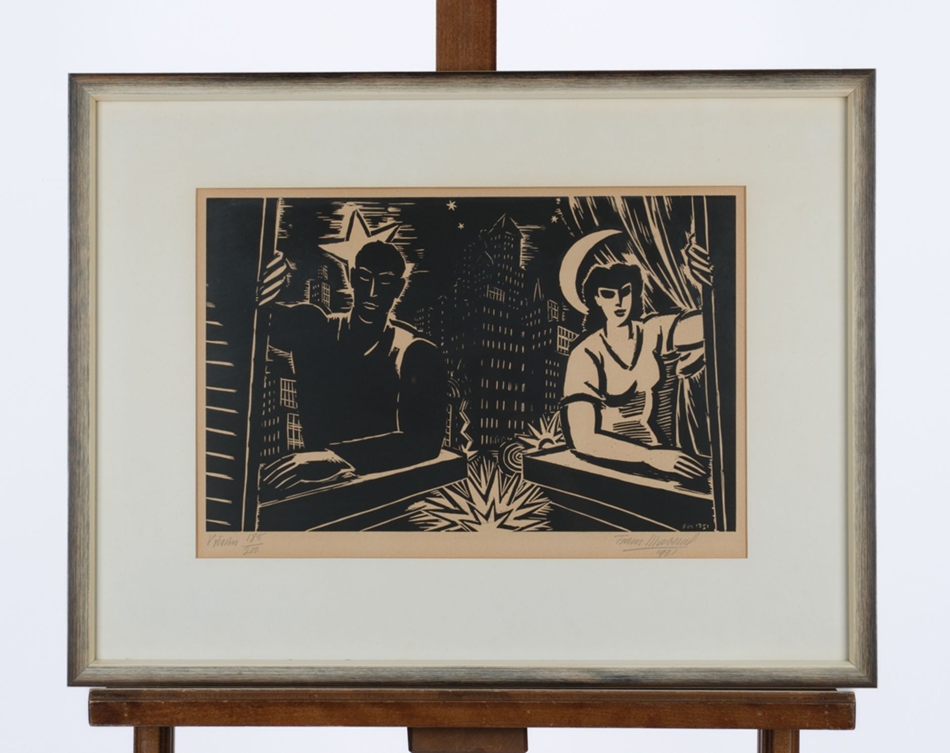 Masereel, Frans (Blankenberghe 1889 - 1972 Avignon, Studium an der KA Gent bei Jean Delvin, bereist - Bild 2 aus 5