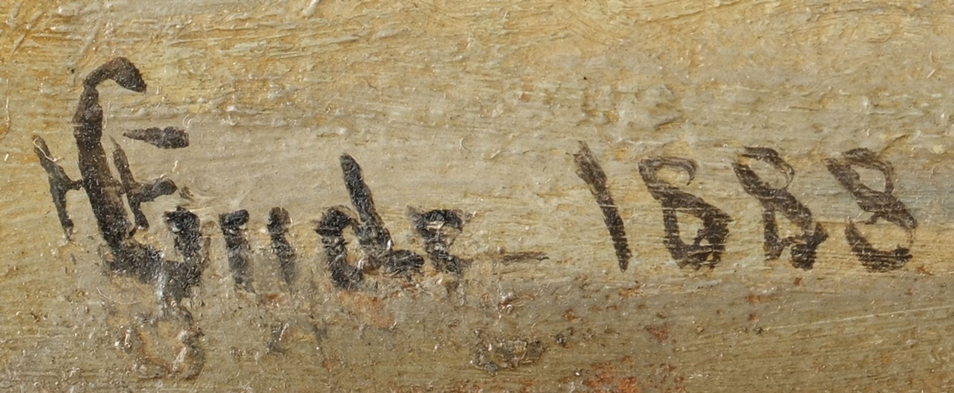 Gude, Hans Fredrik (1825 Christiana/Oslo - 1903 Berlin), - Bild 3 aus 8