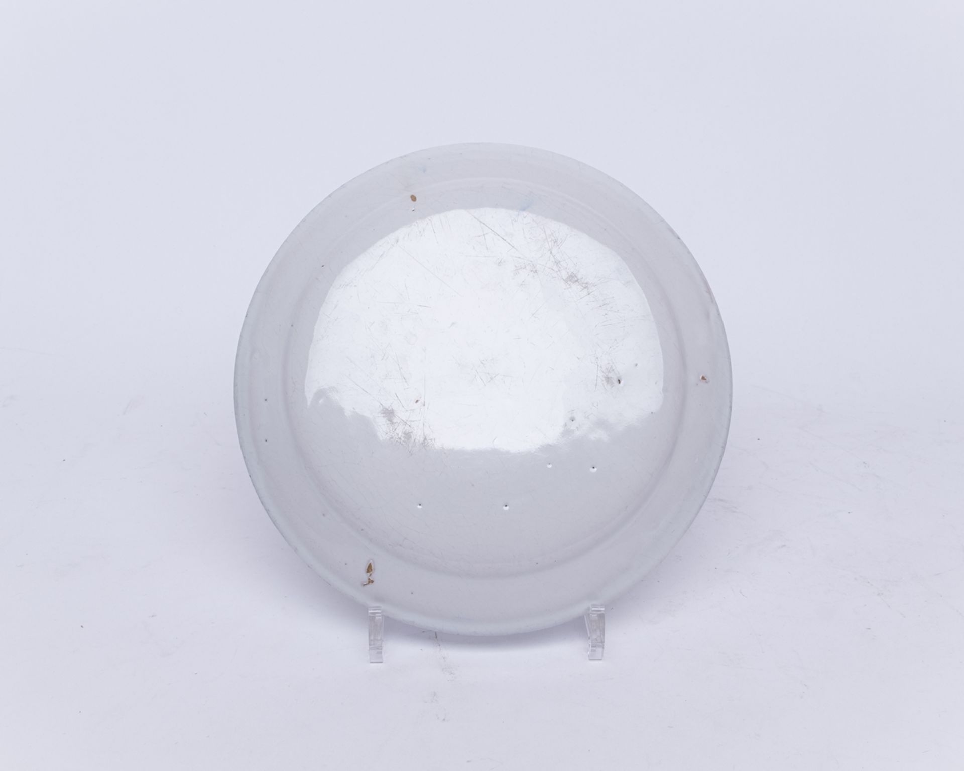 Vorlegeplatte, Teller, Straßburg, um 1721-1754, Charles François, Paul oder Balthazar Hannong, Faye - Bild 5 aus 5