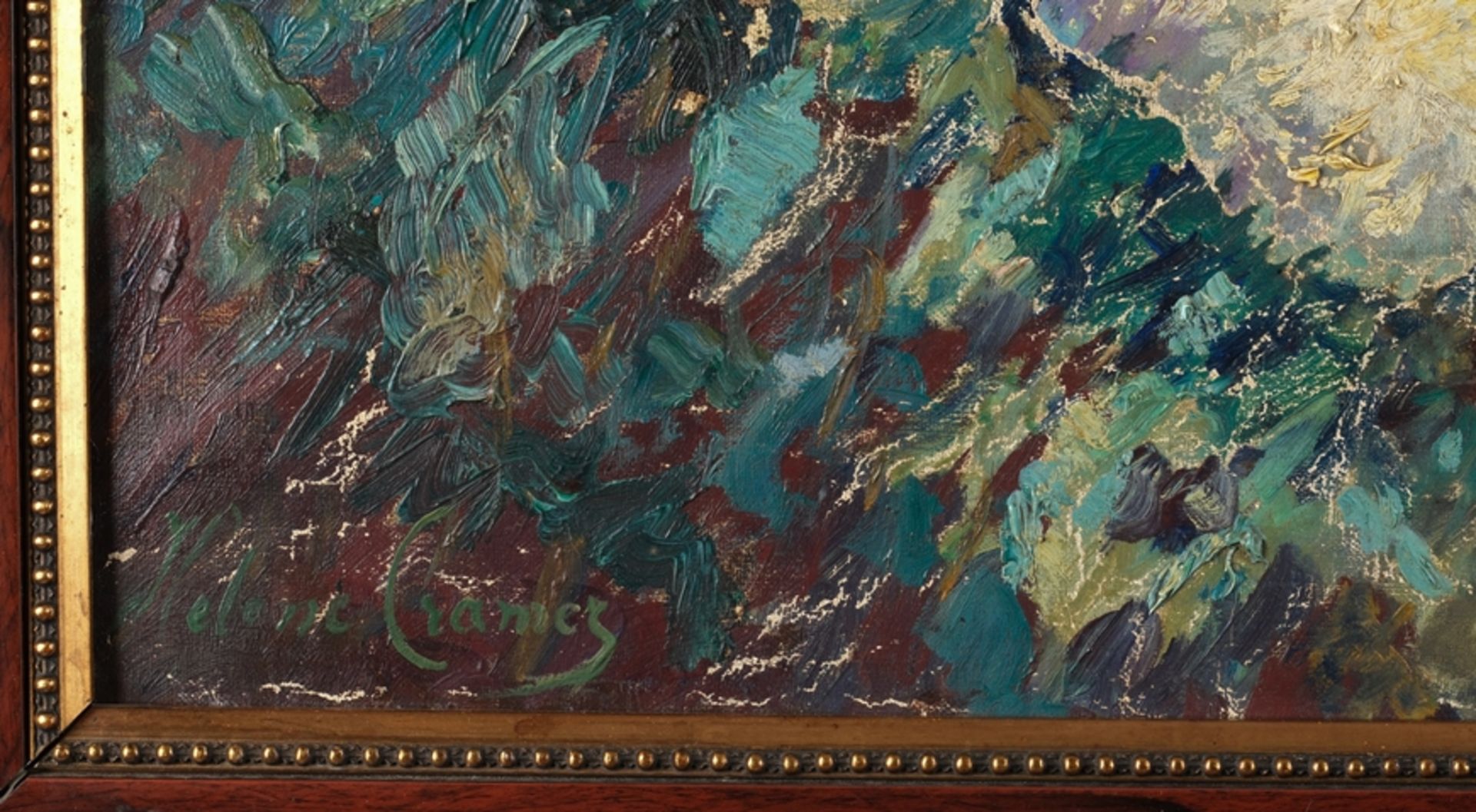 Cramer, Helene (1844 Hamburg - 1916 ebenda, deutsche Blumen- und Landschaftsmalerin, Lehrer Theobal - Bild 3 aus 7