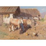 Hartwich, Herman (1853 New York - 1926 München, amerikanisch-deutscher Landschafts- und Genremaler)