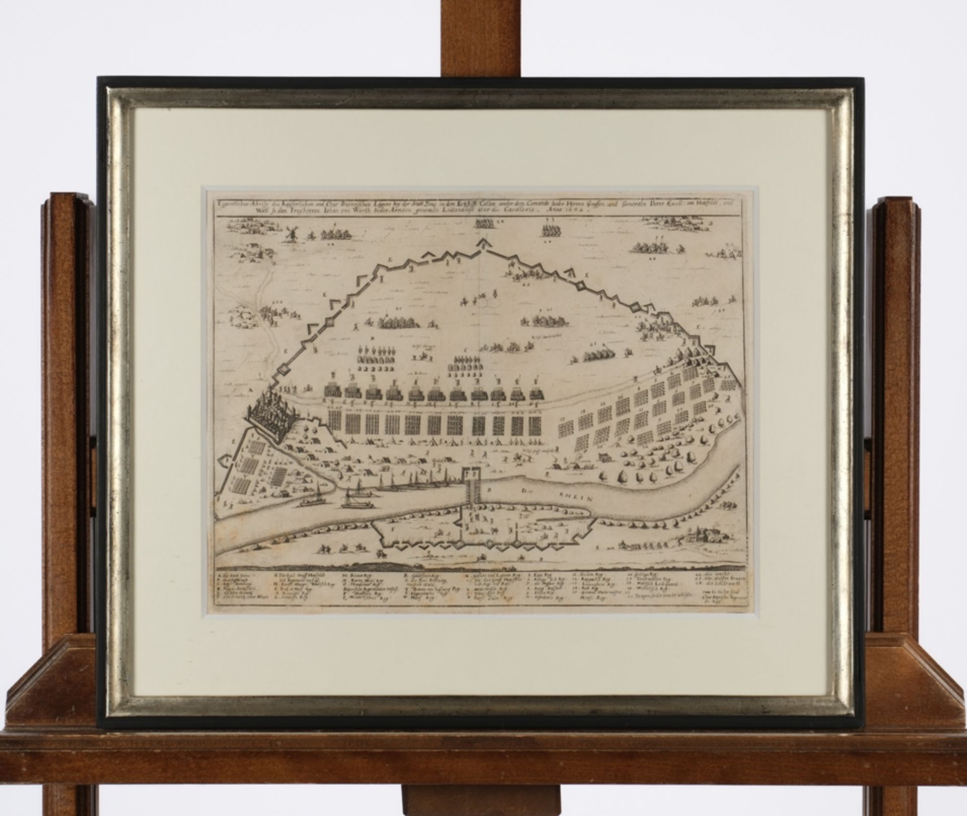 Pendants, Merian, Matthäus (Basel 1593 - 1650 Schwalbach), "Eigentlicher Abriß des Kayserlichen...L - Bild 2 aus 9