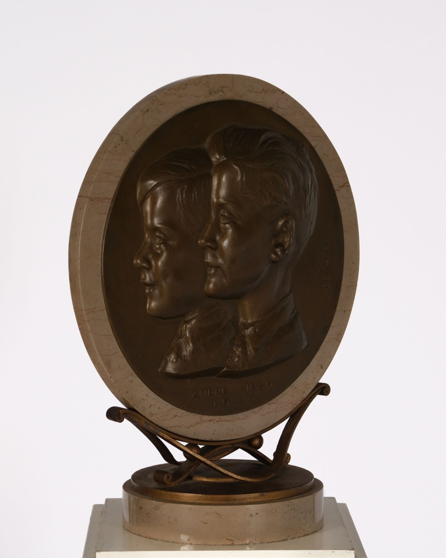 Demanet, Victor (1895 Givet - 1964 Elsene, belgischer Maler und Bildhauer, dessen Werk vom sozialen - Bild 4 aus 5