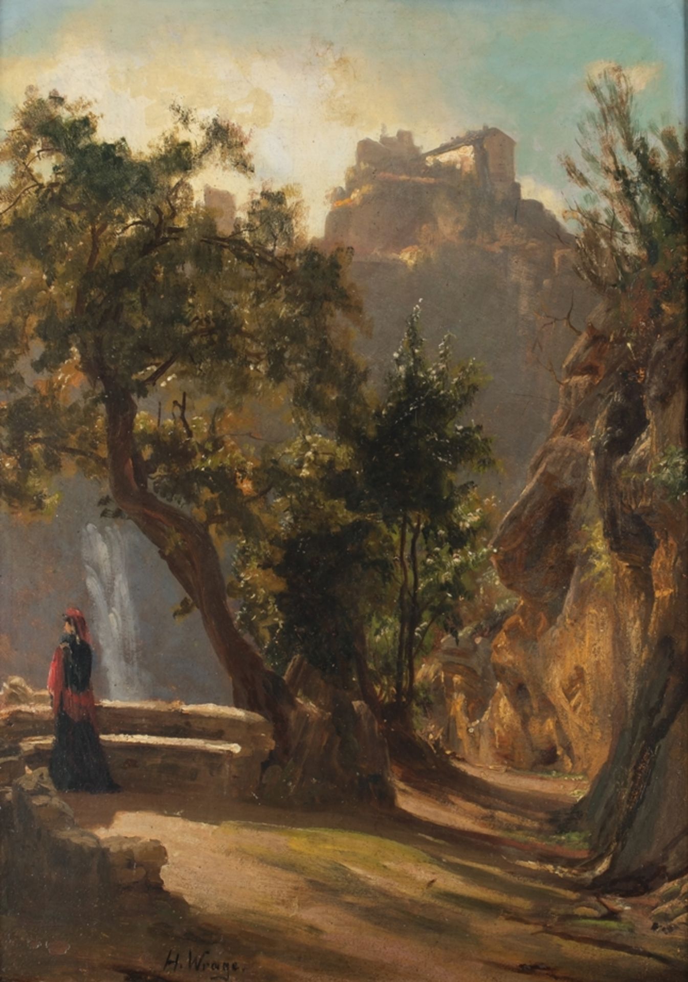 Wrage, Joachim Hinrich (1843 Hitzhusen -1912 Gremsmühlen, deutscher Landschaftsmaler und Grafiker, 