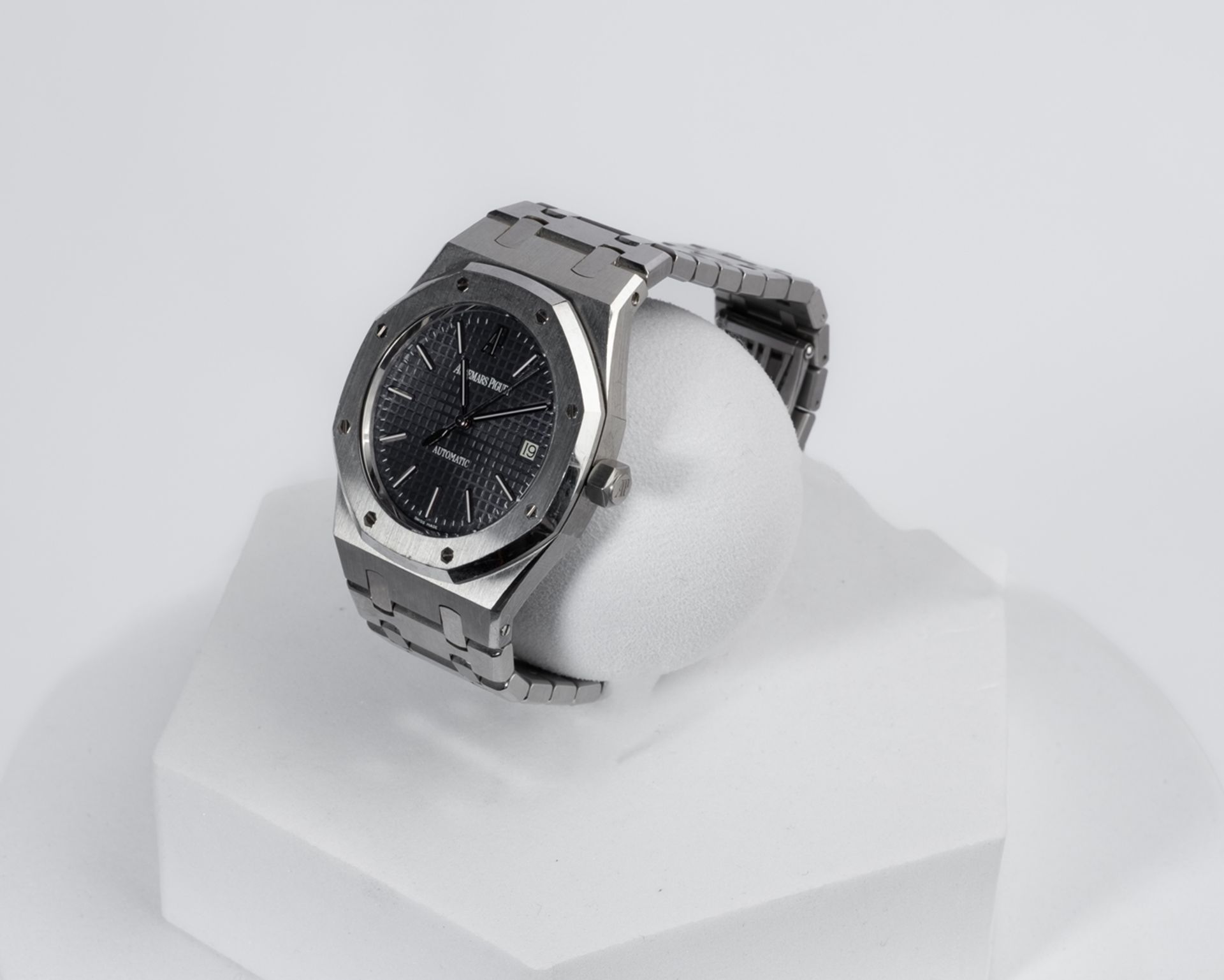 Audemars Piguet Royal Oak, F-Serie, 2000er Jahre, Ref. 15300ST, Gehäuse und Gliederarmband in gebür