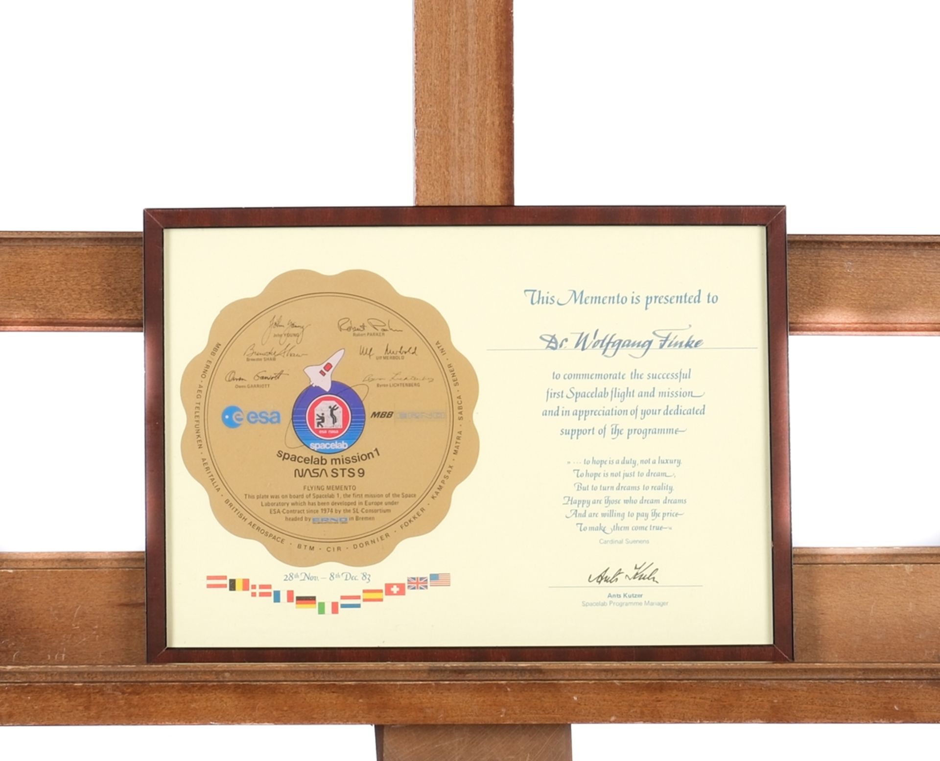 Nachlass Dr. Wolfgang Finke-Osiander (1925 - 2014), Ministerialdirektor im Bundesministerium für Fo - Bild 12 aus 12