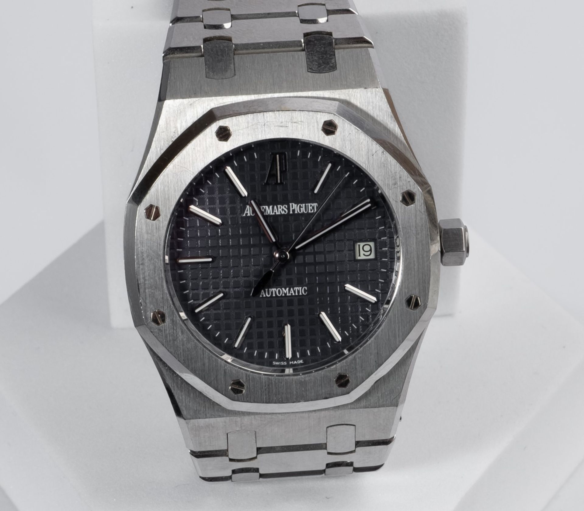 Audemars Piguet Royal Oak, F-Serie, 2000er Jahre, Ref. 15300ST, Gehäuse und Gliederarmband in gebür - Bild 2 aus 3