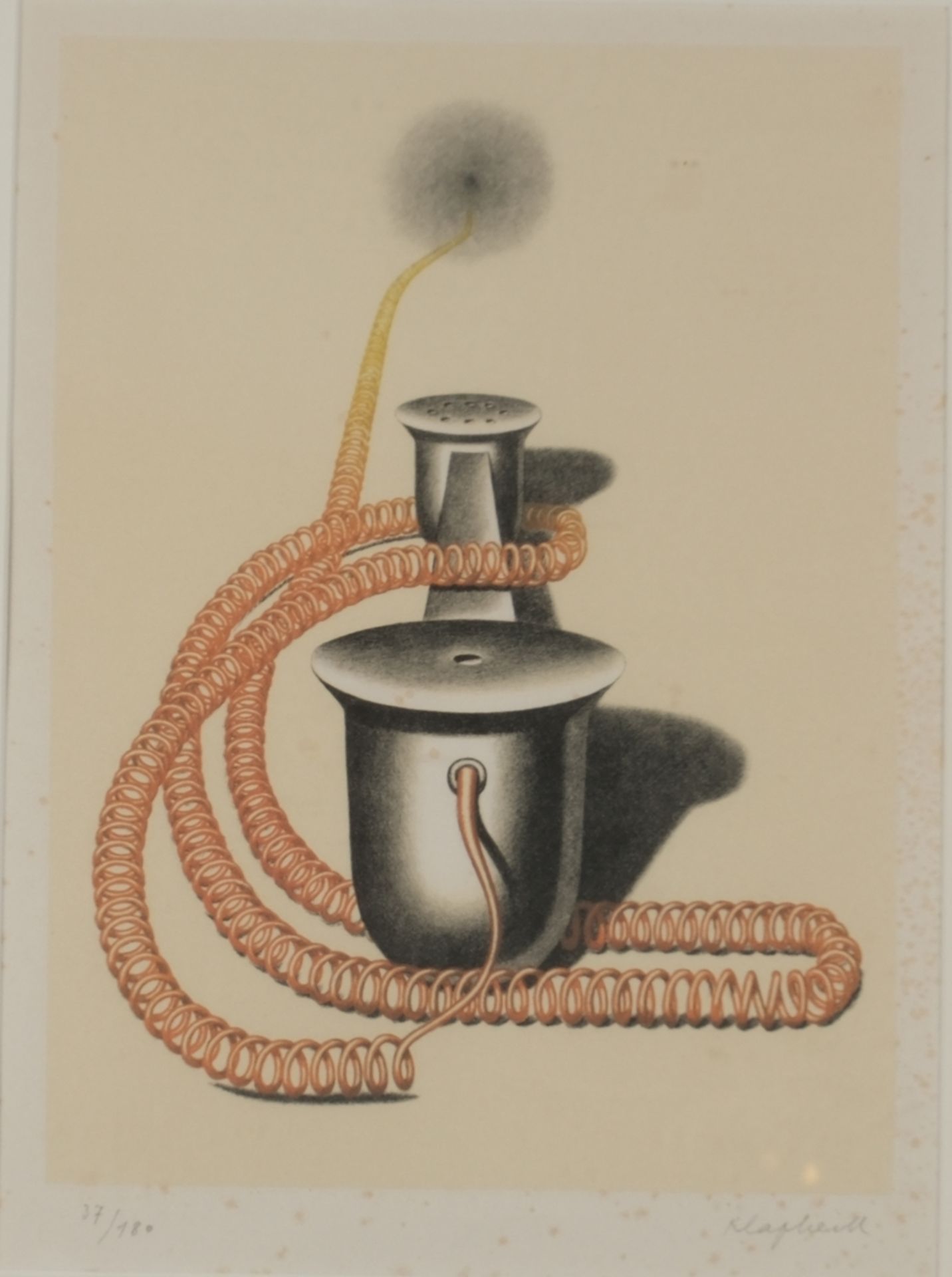 Klapheck, Konrad (1935 Düsseldorf -  2023, deutscher Grafiker, Maler, Künstler und Dozent an der Ku