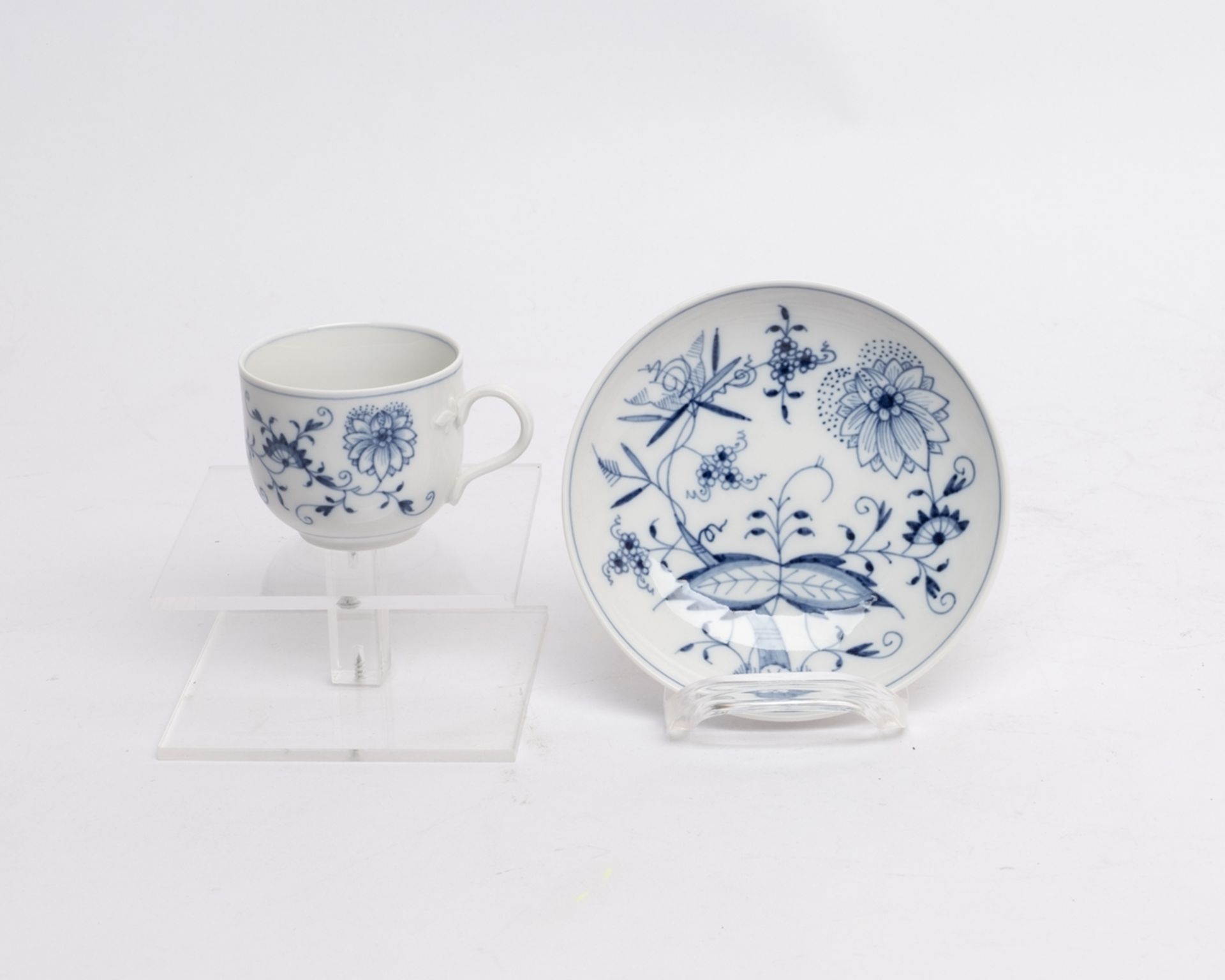 Konvolut 6 Mokkatassen mit Untertassen, Meissen, Schwertermarke, 19./20. Jh., 1./2. Wahl, verschied - Bild 3 aus 13